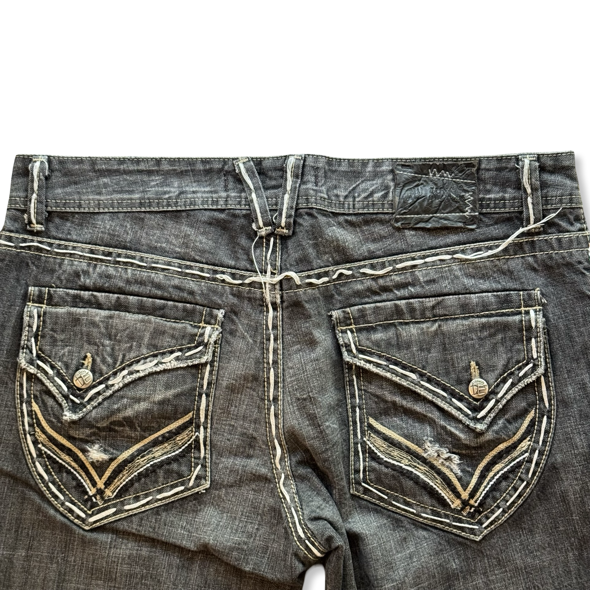 2000s Division E Embroidered Jeans (40x33)