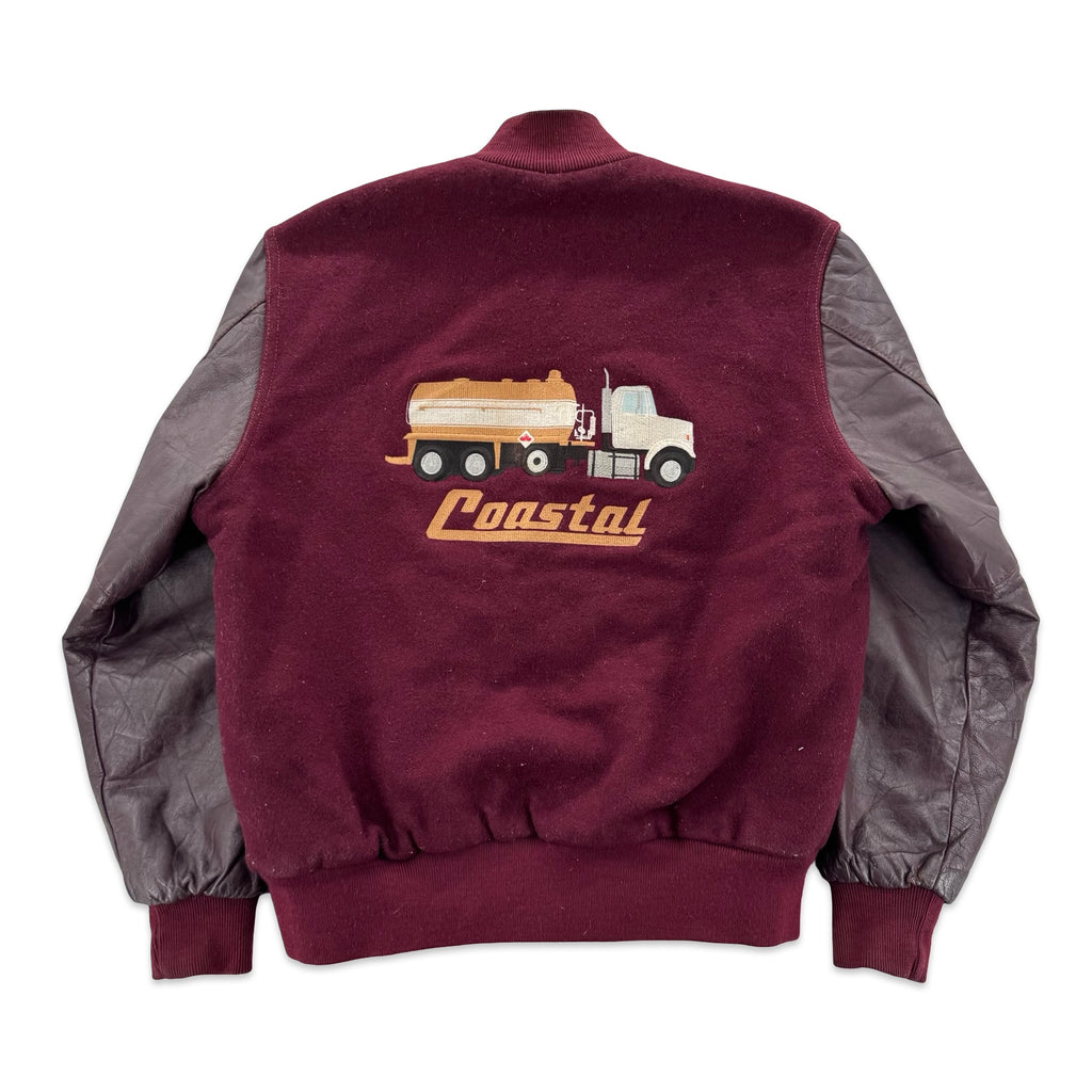 Vintage Coastal Trucking Bomber Jacket (L)