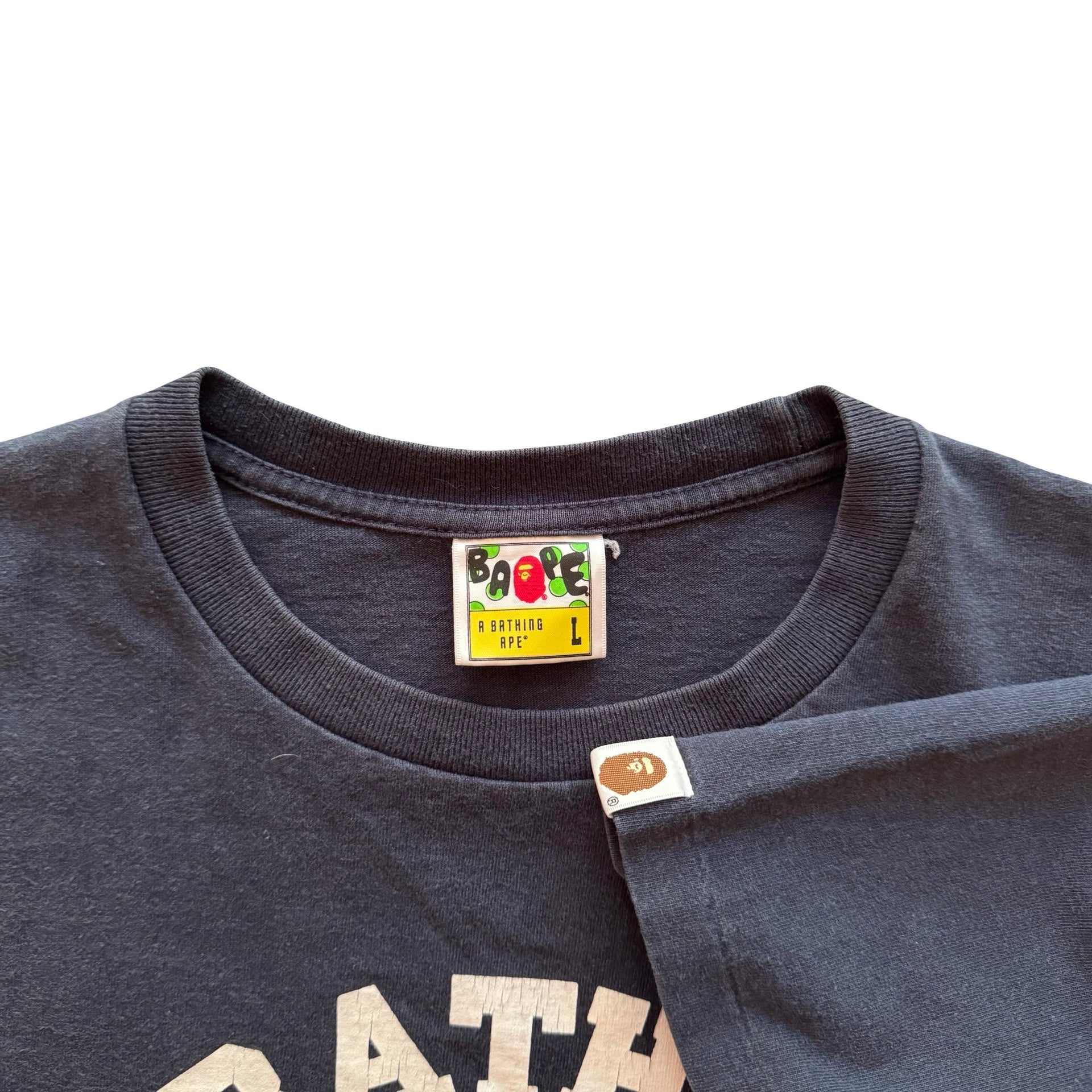 A Bathing Ape Logo Tee (L)