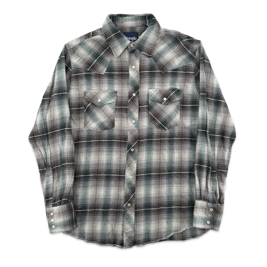 Vintage Wrangler Cotton Pearl Snap (M)