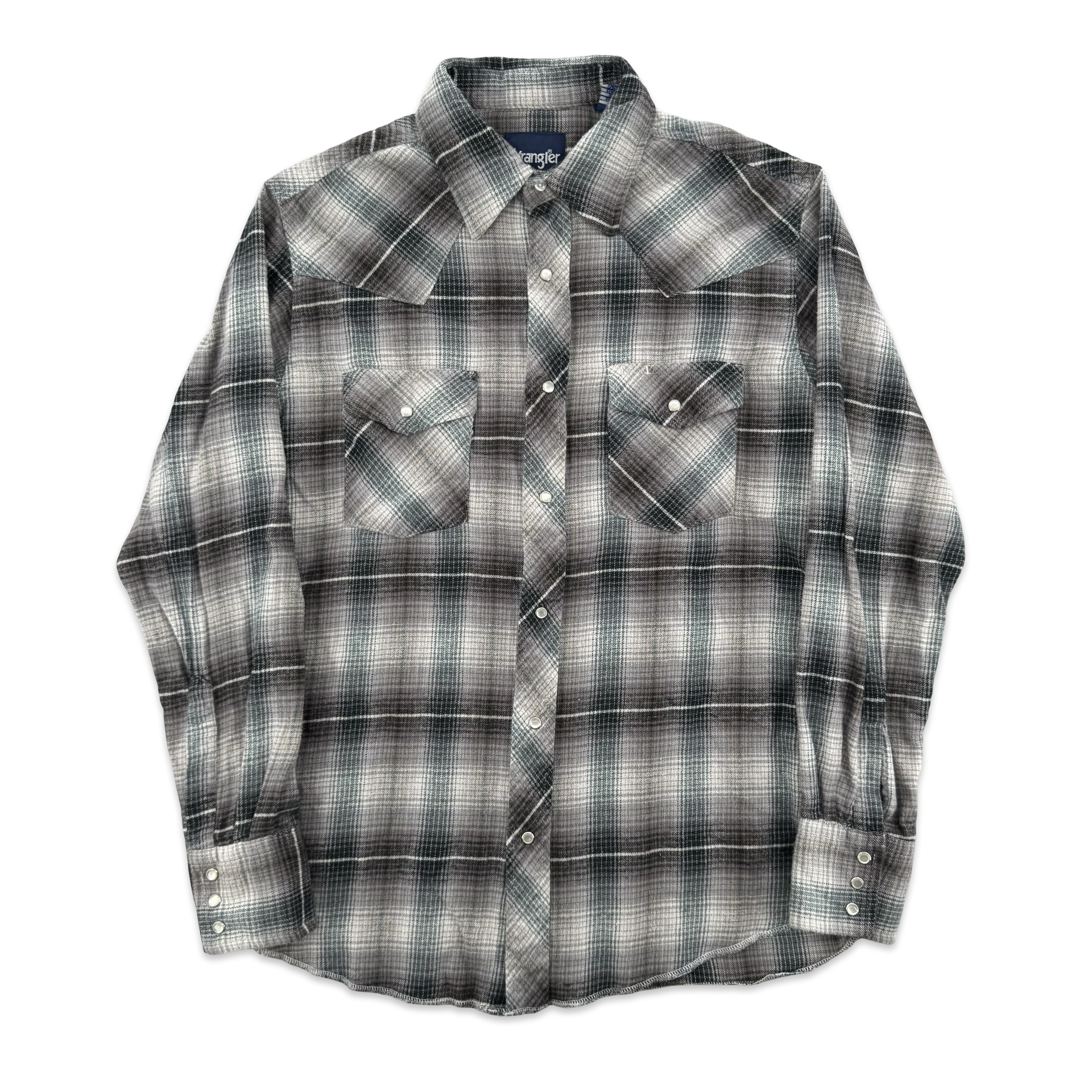 Vintage Wrangler Cotton Pearl Snap (M)