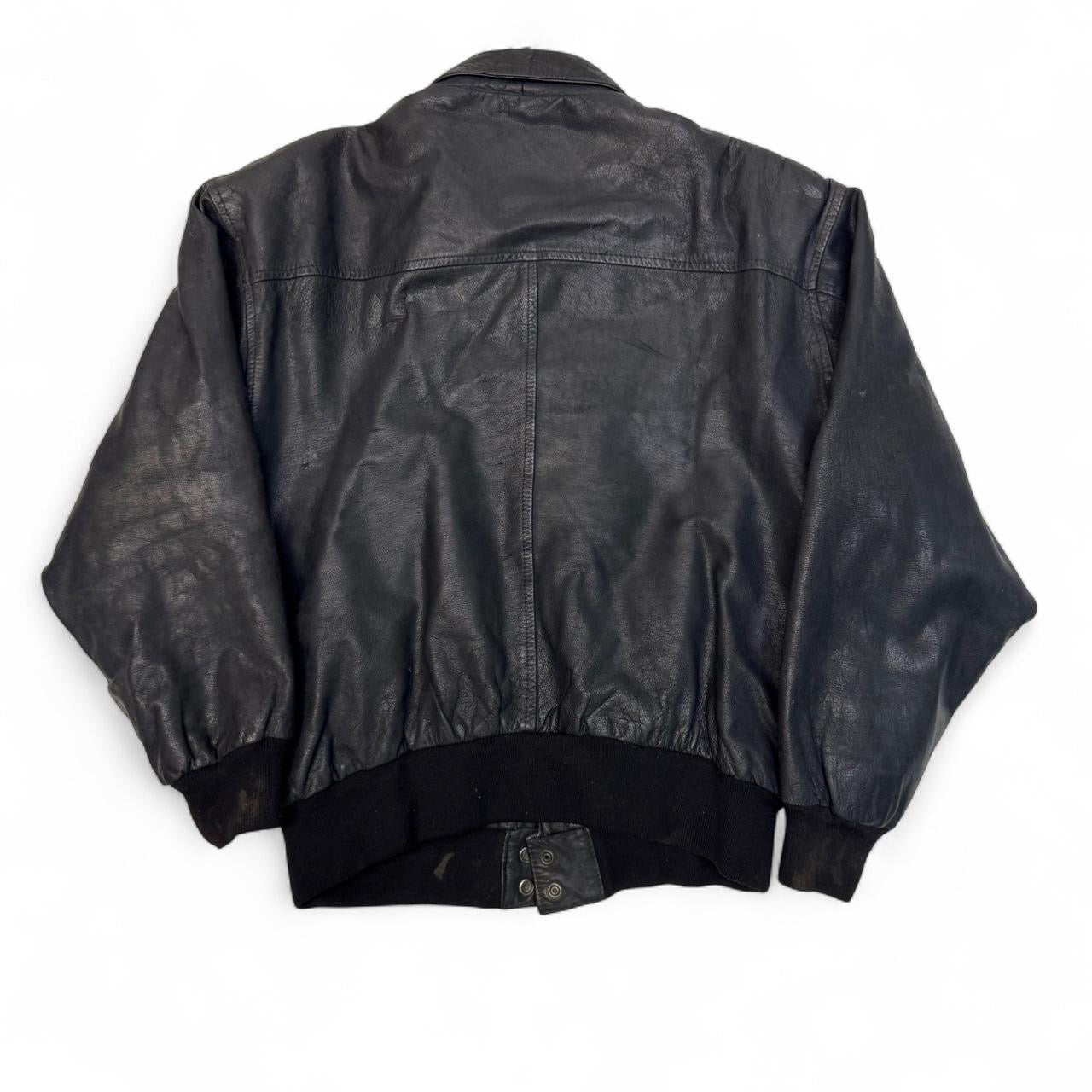 Vintage Leather Limited Leather Bomber Jacket (L)