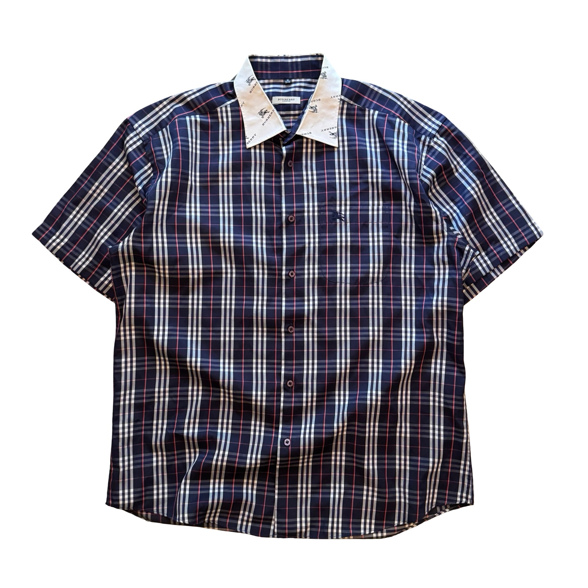 Burberry London Plaid Button Up Shirt (L/XL)