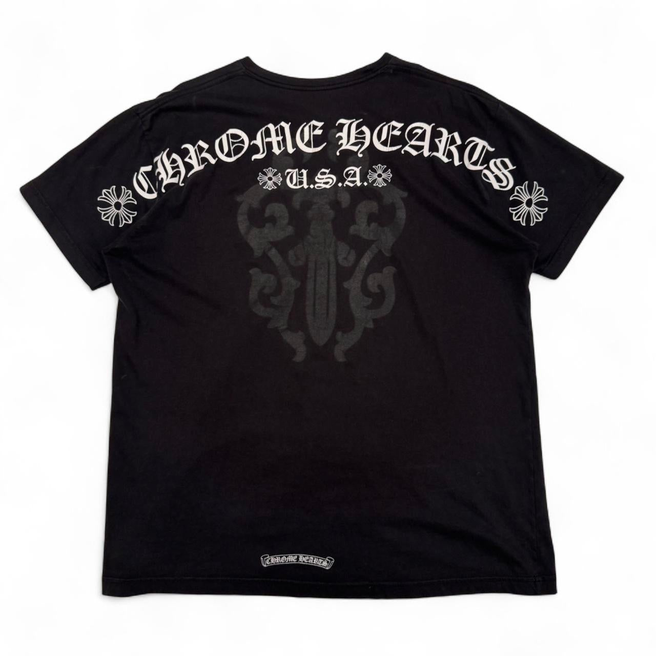 Chrome Hearts USA Spellout Dagger Tee (XL)