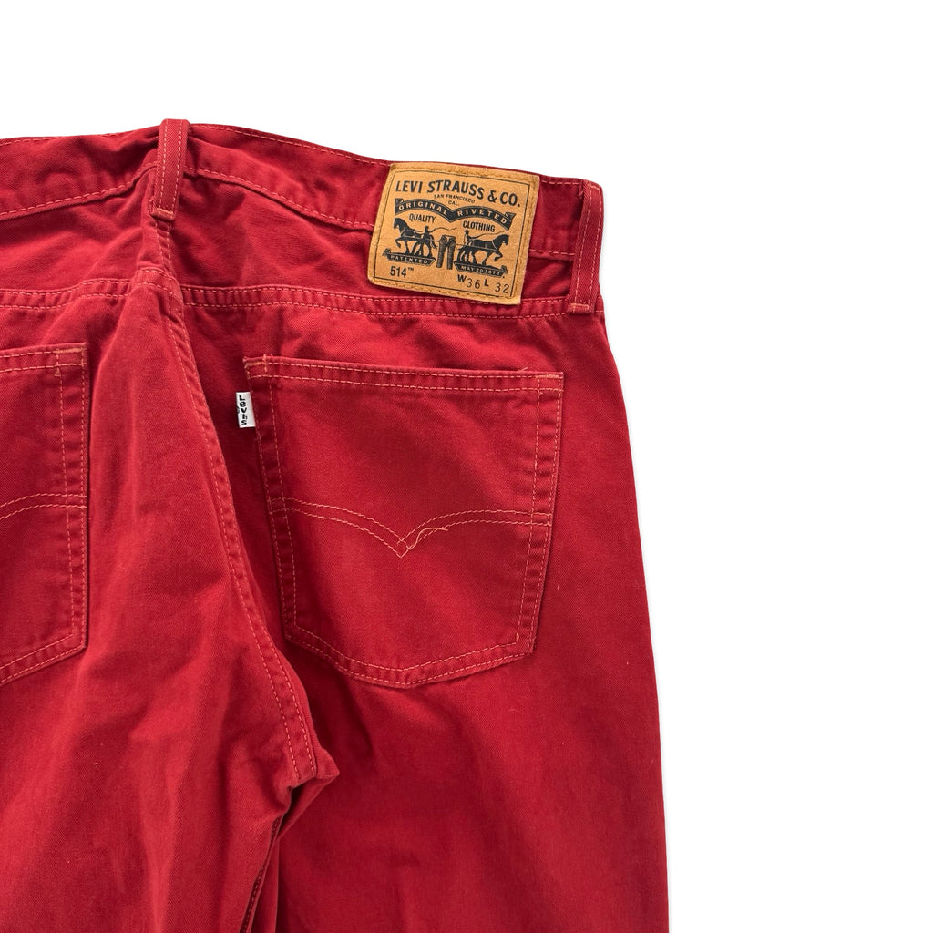 Red Levi’s Strauss 514 Pants (36x32)