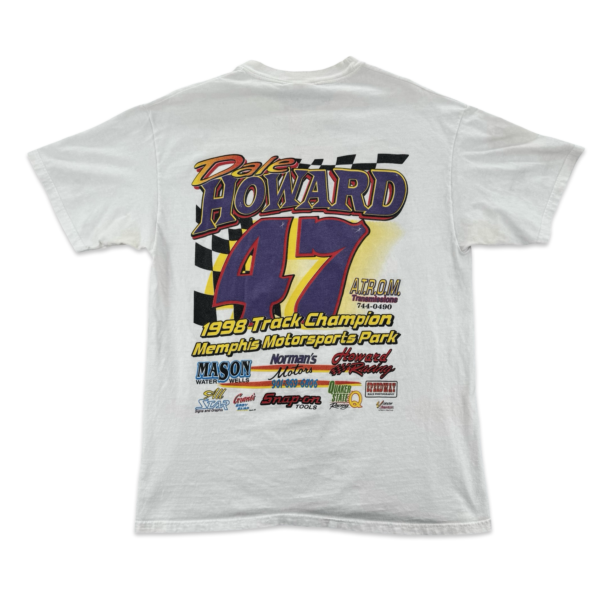 1998 Signed Dale Howard Dirt Track Tee (L)