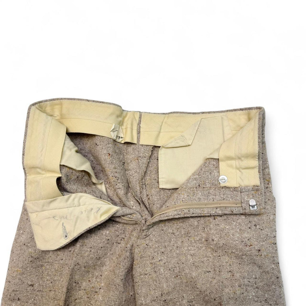 1970s Tweed Flare Dress Pants (31x30.5)