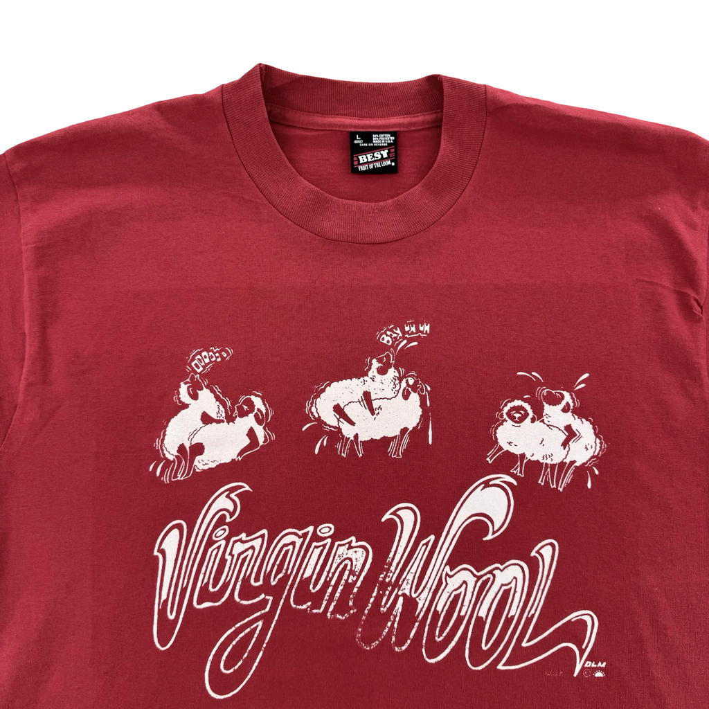 Vintage Virgin Wool Gag Tee (L)