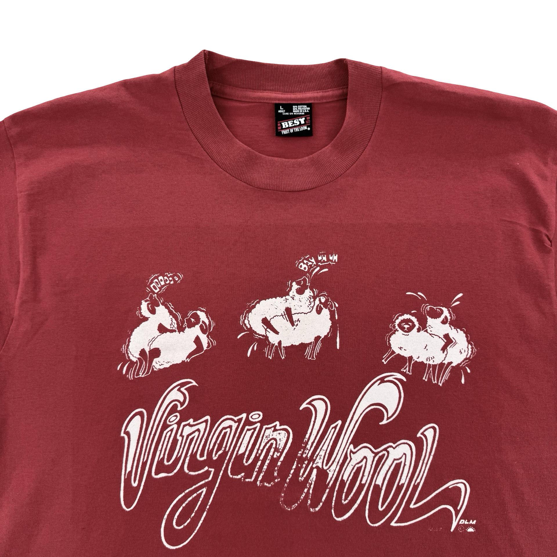 Vintage Virgin Wool Gag Tee (L)