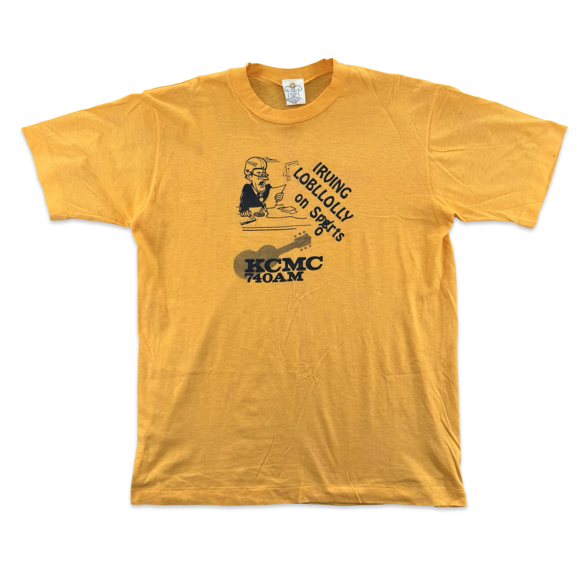 80s KCMC Sports Radio Shirt (L)