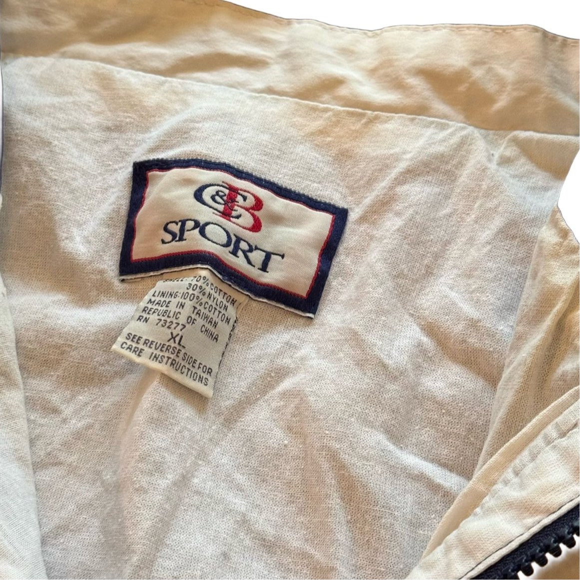 90s C&B Sport Collared Puffer Jacket (XL)