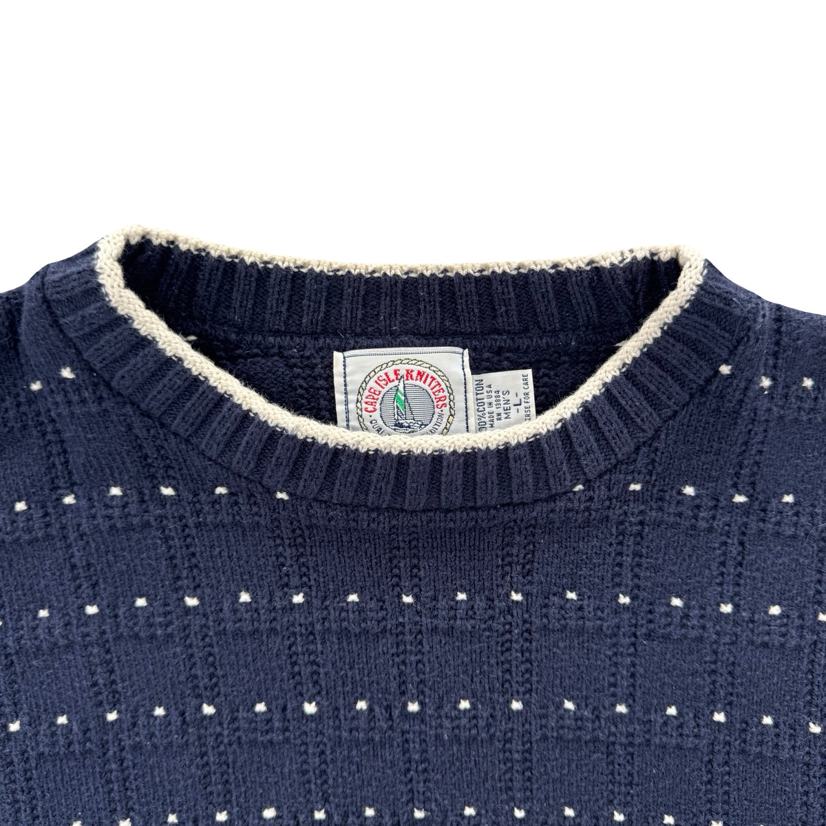 Vintage Cape Isle Knitters Sweater (L)