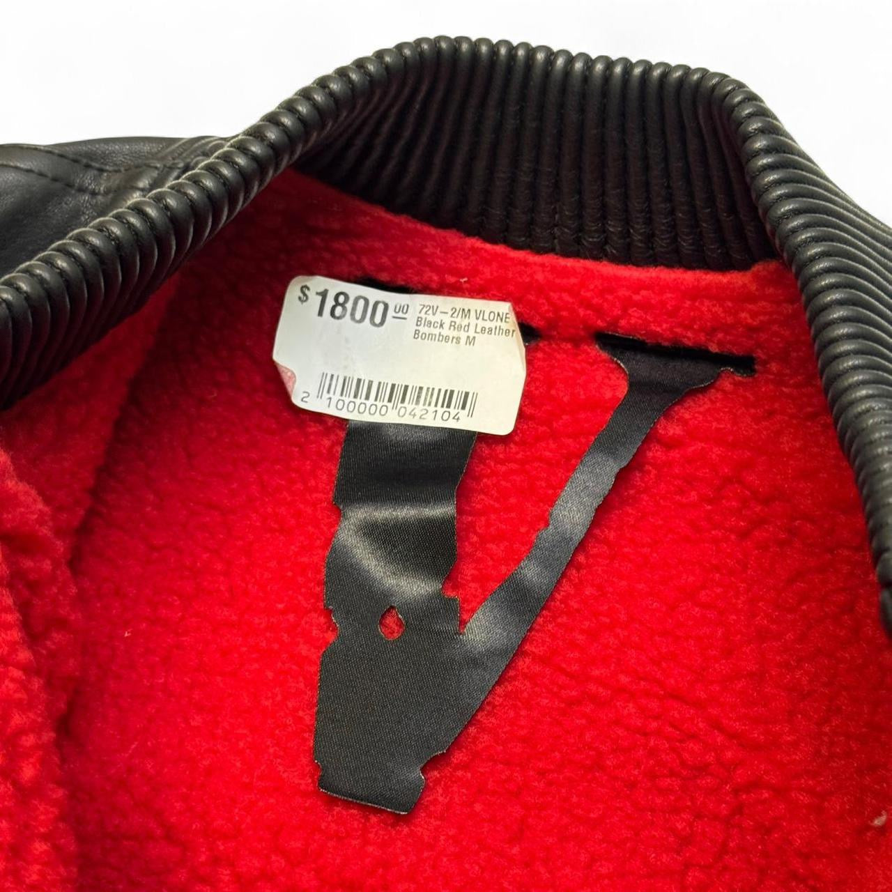 VLONE F/W 2019 Unreleased Runway Sheep Skin Leather Bomber Jacket (M)