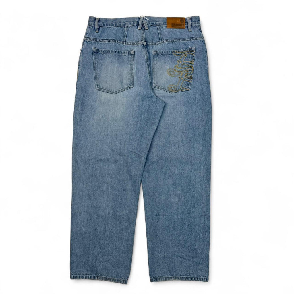 2000s Bad Boy Denim Embroidered Jeans (36x30
