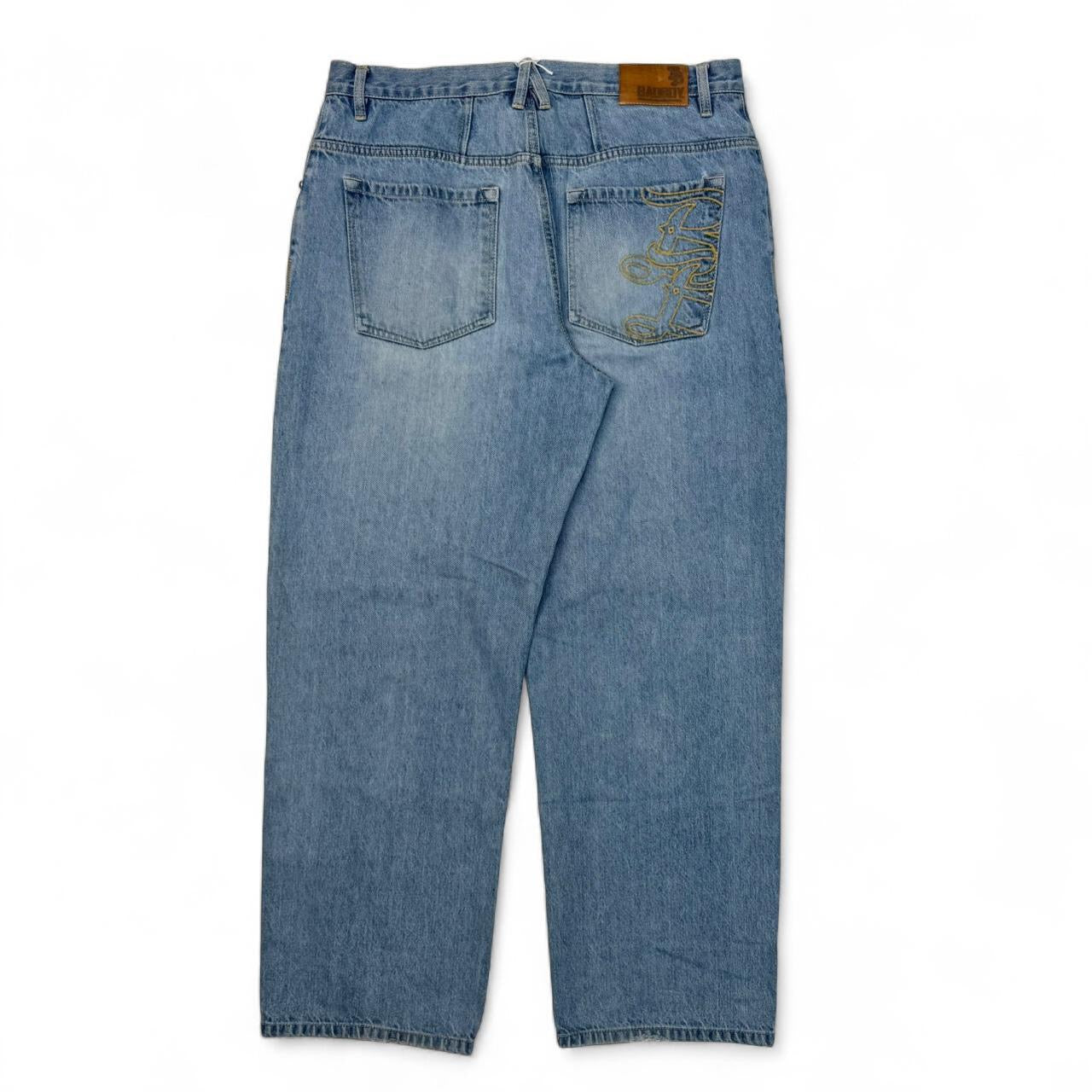 2000s Bad Boy Denim Embroidered Jeans (36x30