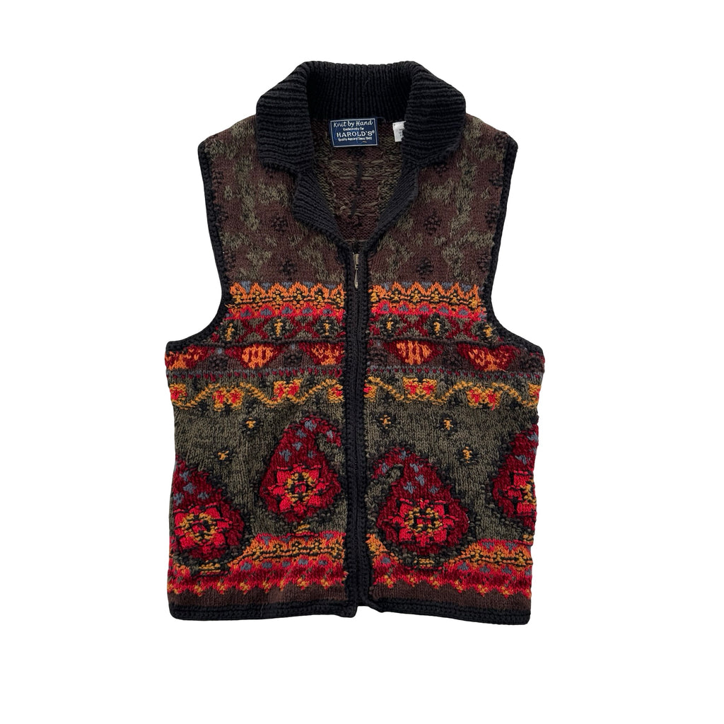 Vintage Hand Knit Vest (S)