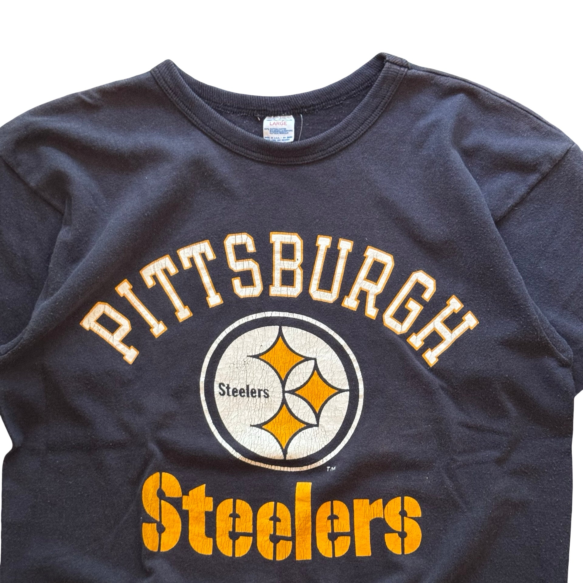 80s Pittsburgh Steelers Champion Tee (L)