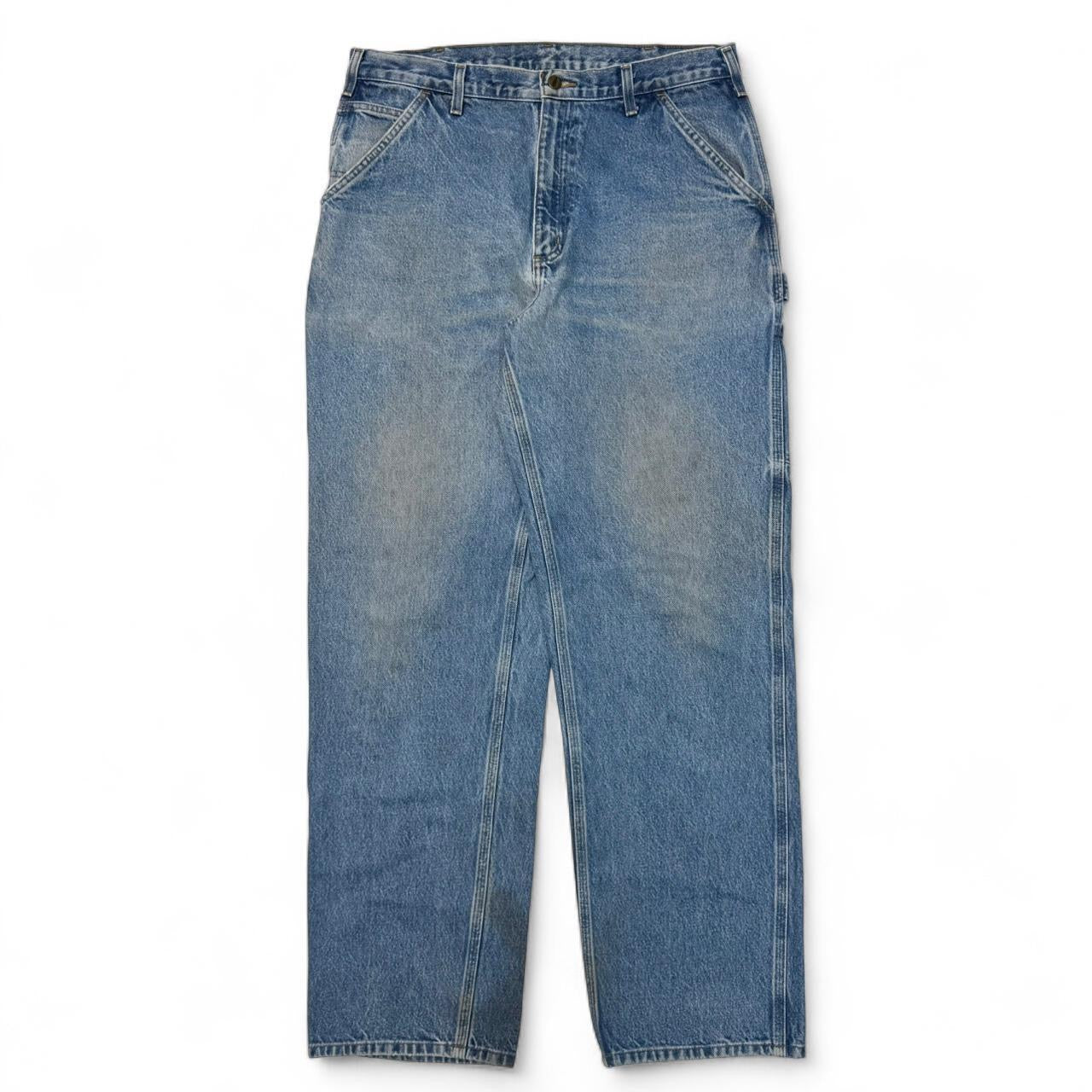 Vintage Carhartt Carpenter Blue Jeans (36x34)