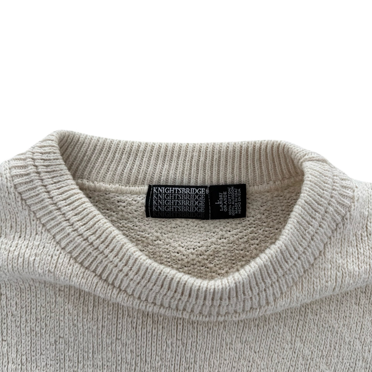 Vintage Knightsbridge Golf knit Sweater (L)