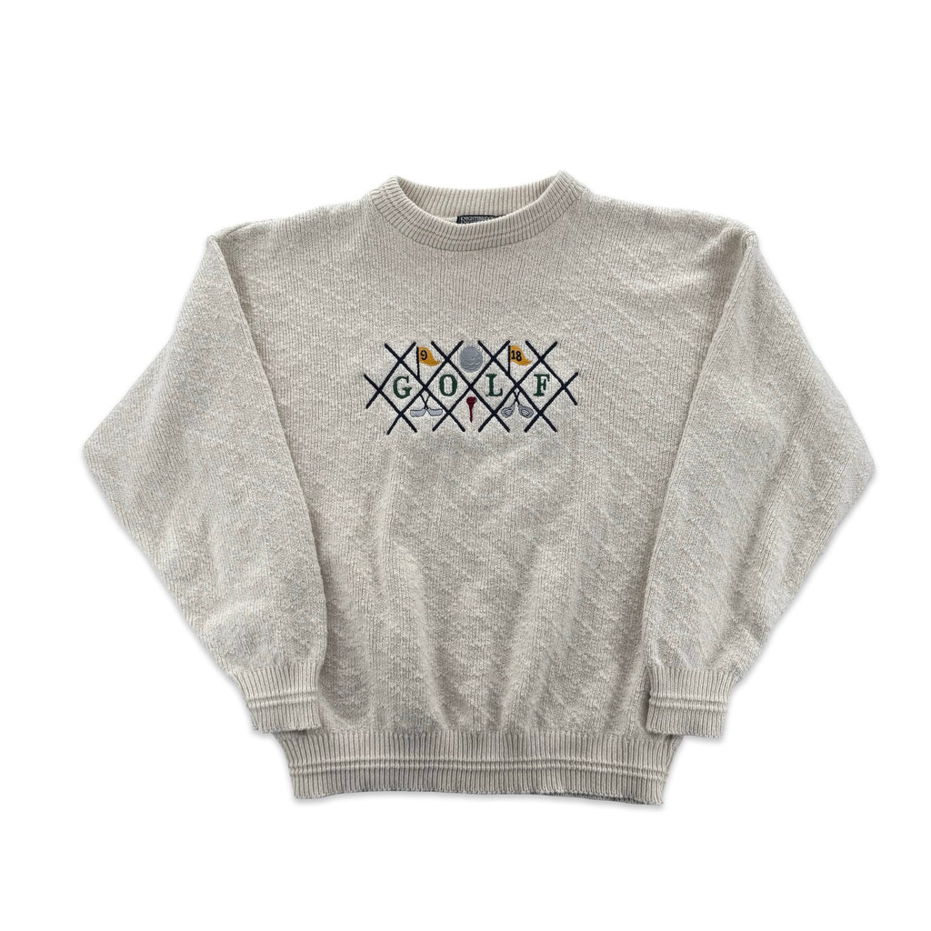 Vintage Knightsbridge Golf knit Sweater (L)