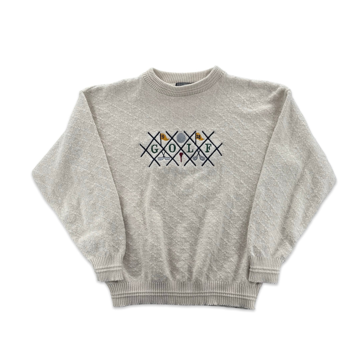 Vintage Knightsbridge Golf knit Sweater (L)