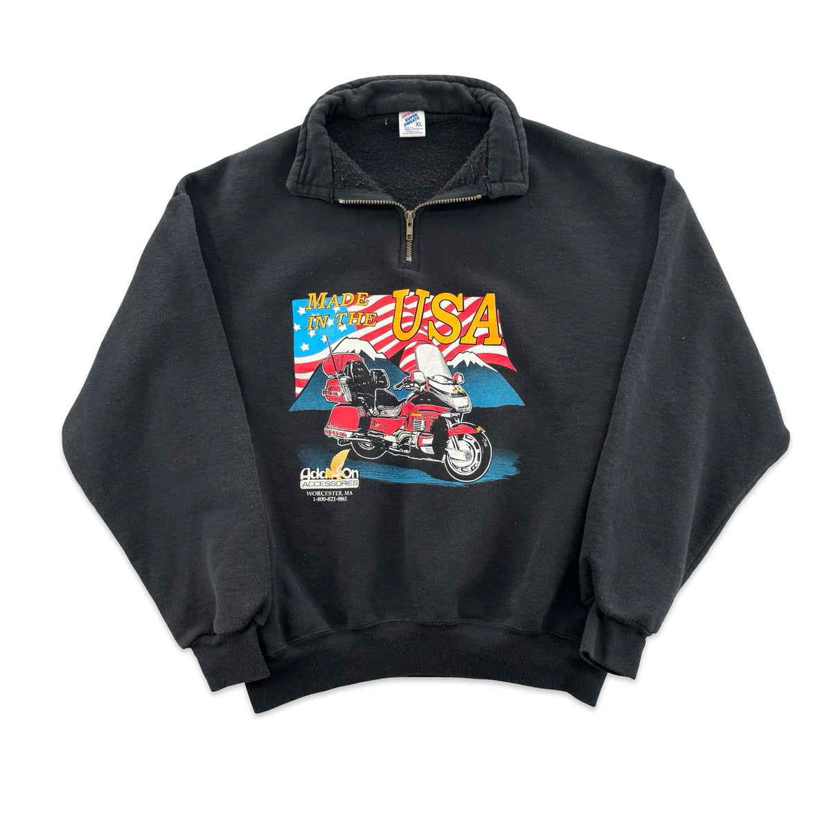 Vintage Biker Quarter Zip (XL)