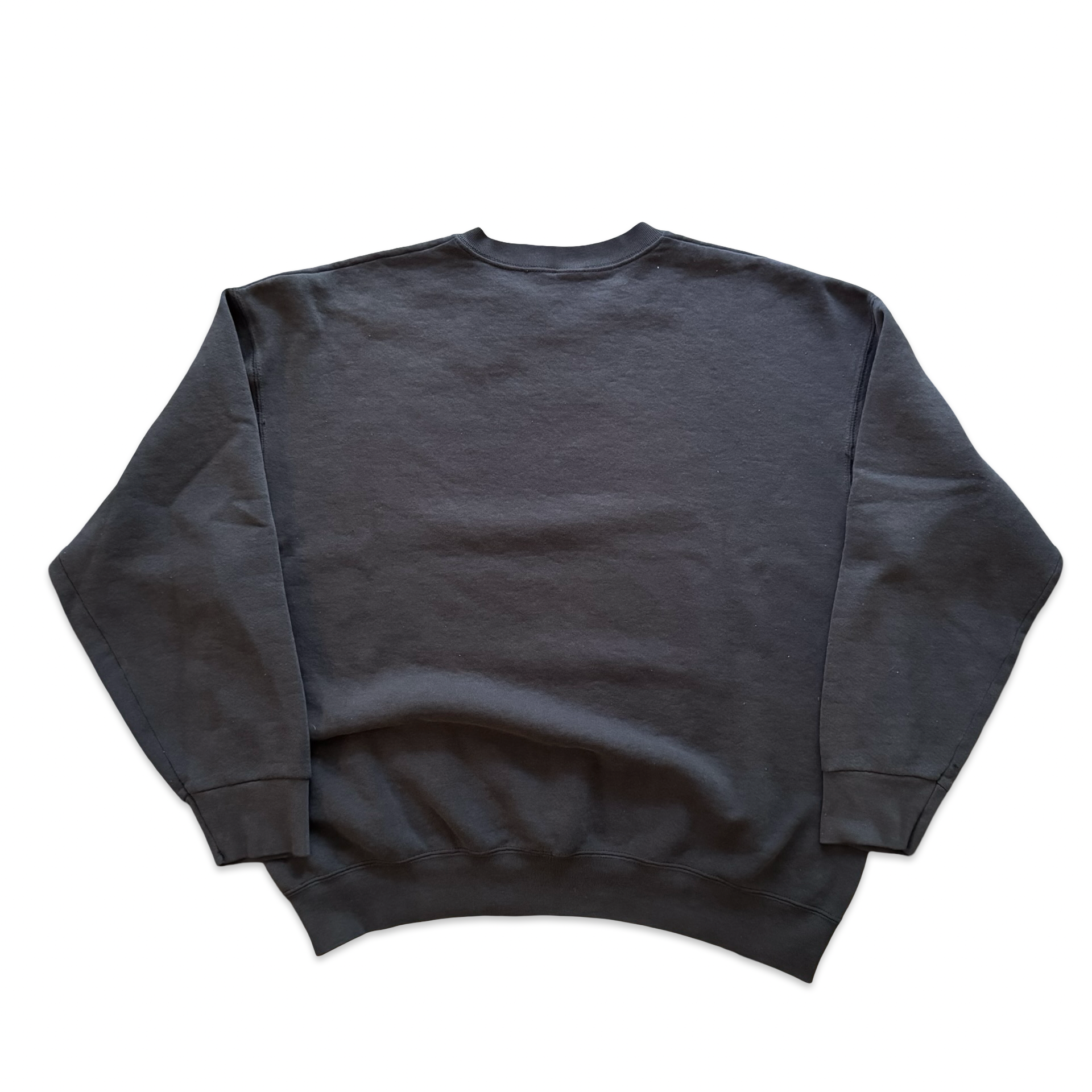 Sun Faded Black Crewneck Sweatshirt (L)