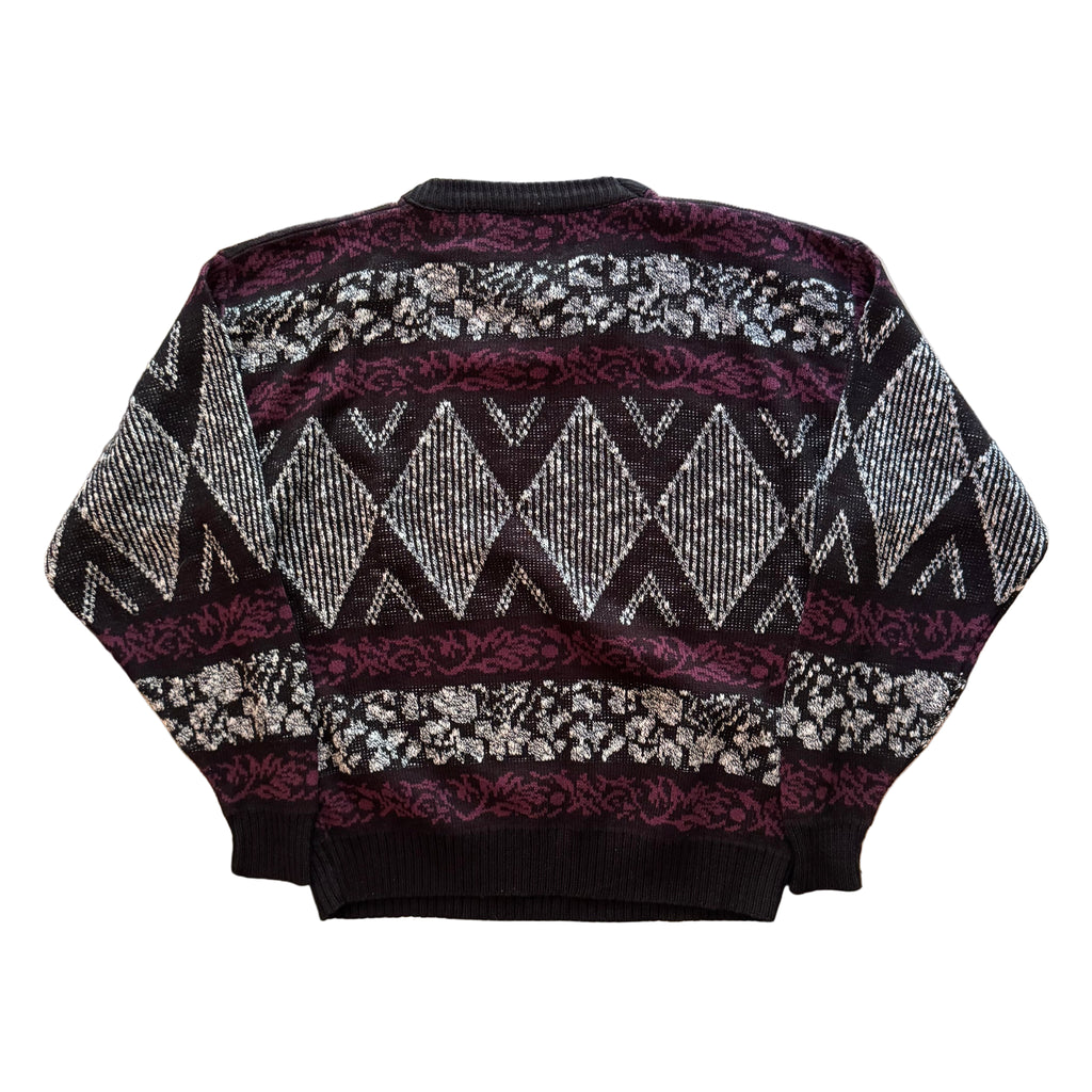 90s Royal Knight Knit Sweater (L)