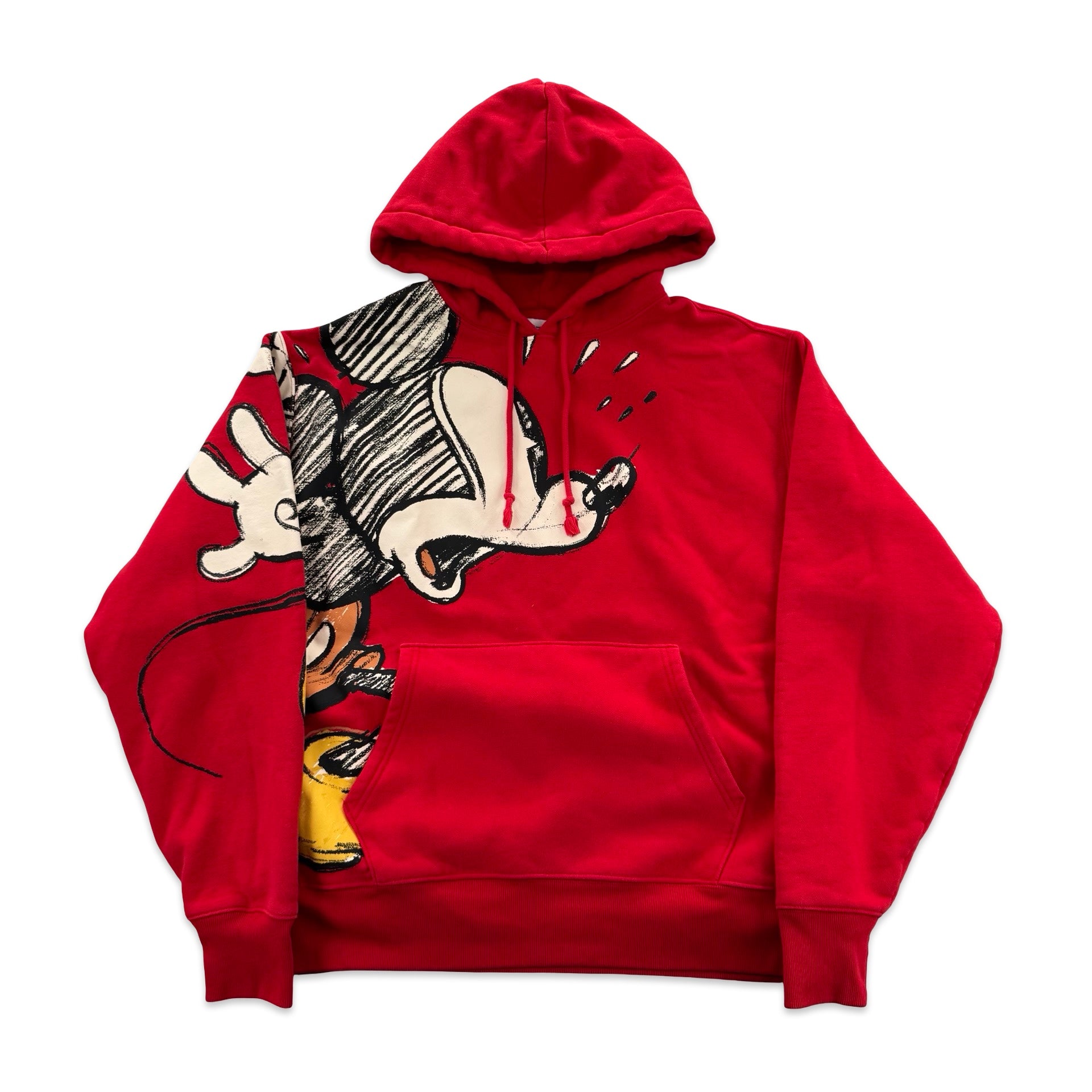 Red Mickey Mouse Hoodie (L)