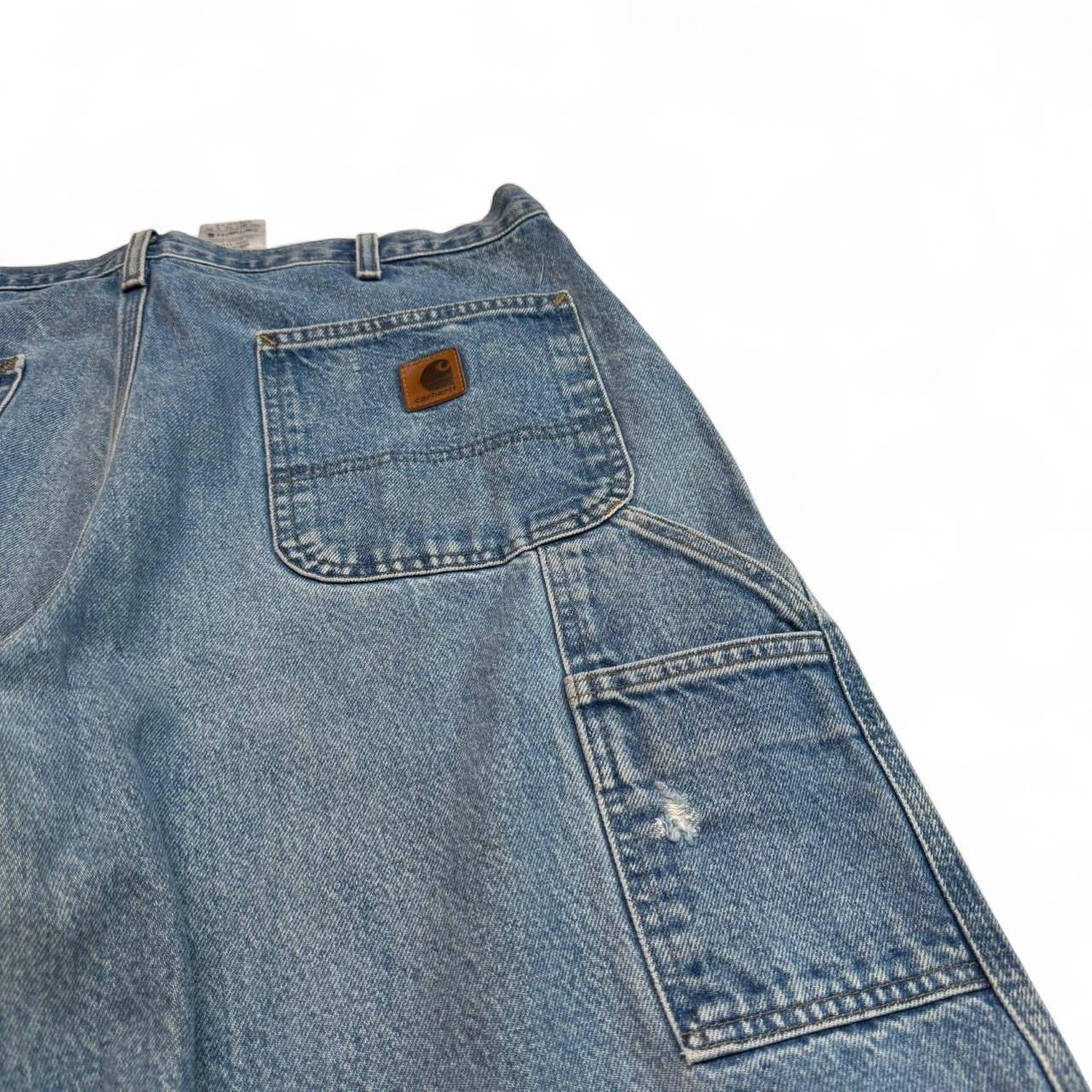 Light Wash Original Fit Carhartt Carpenter Jeans (36x34)
