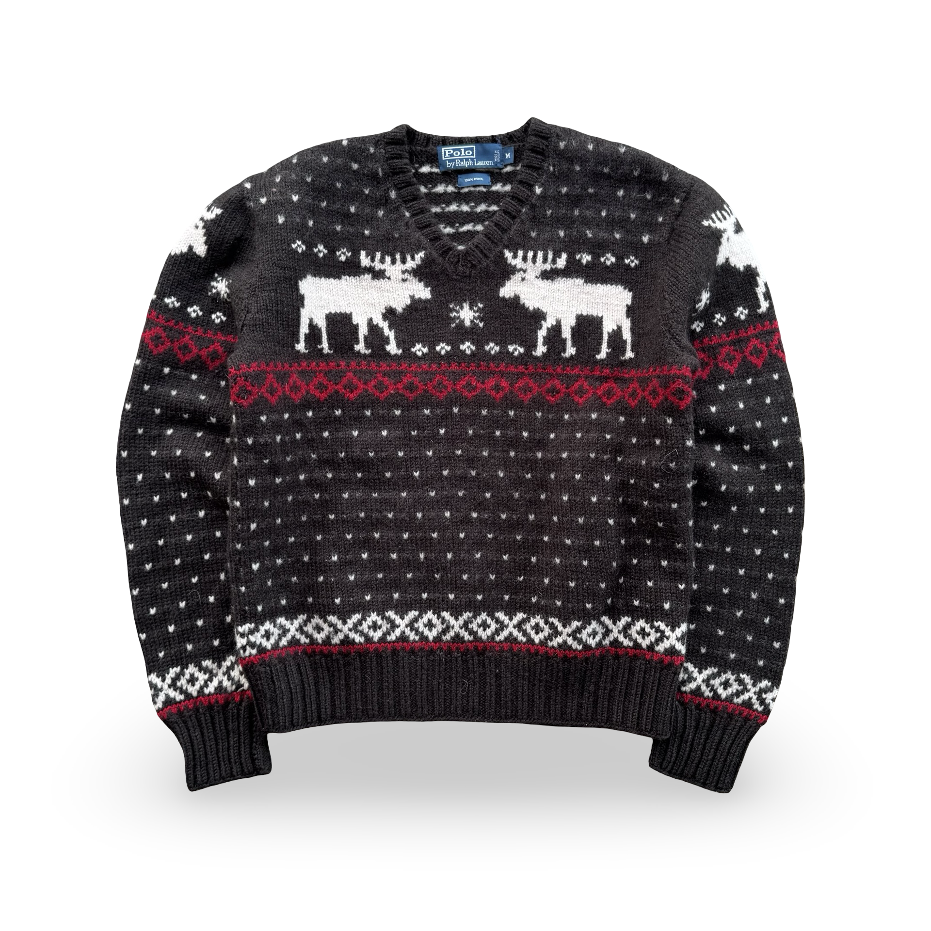 Vintage Ralph Lauren Wool Moose Sweater (S)