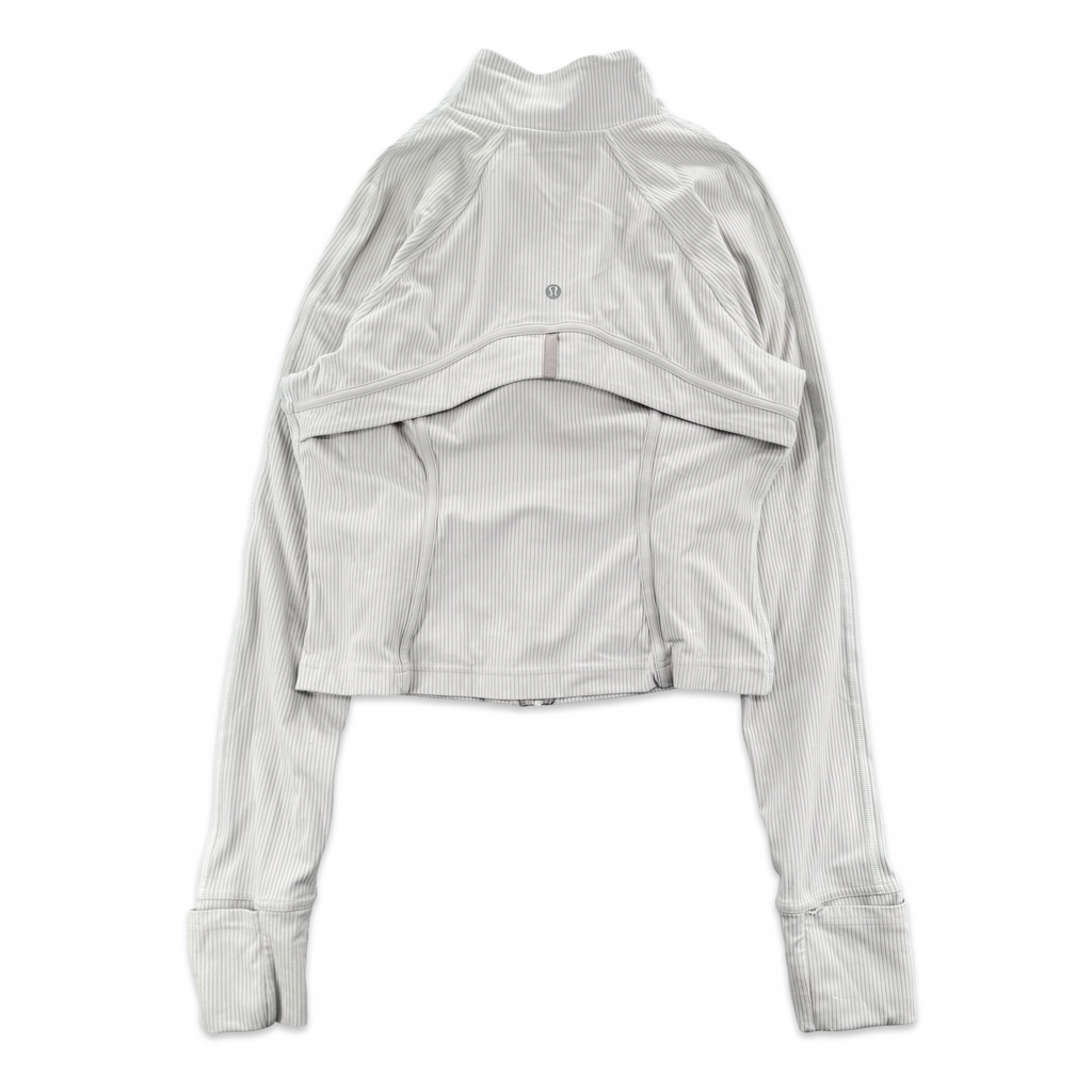 White Lululemon Zip up Jacket (10)