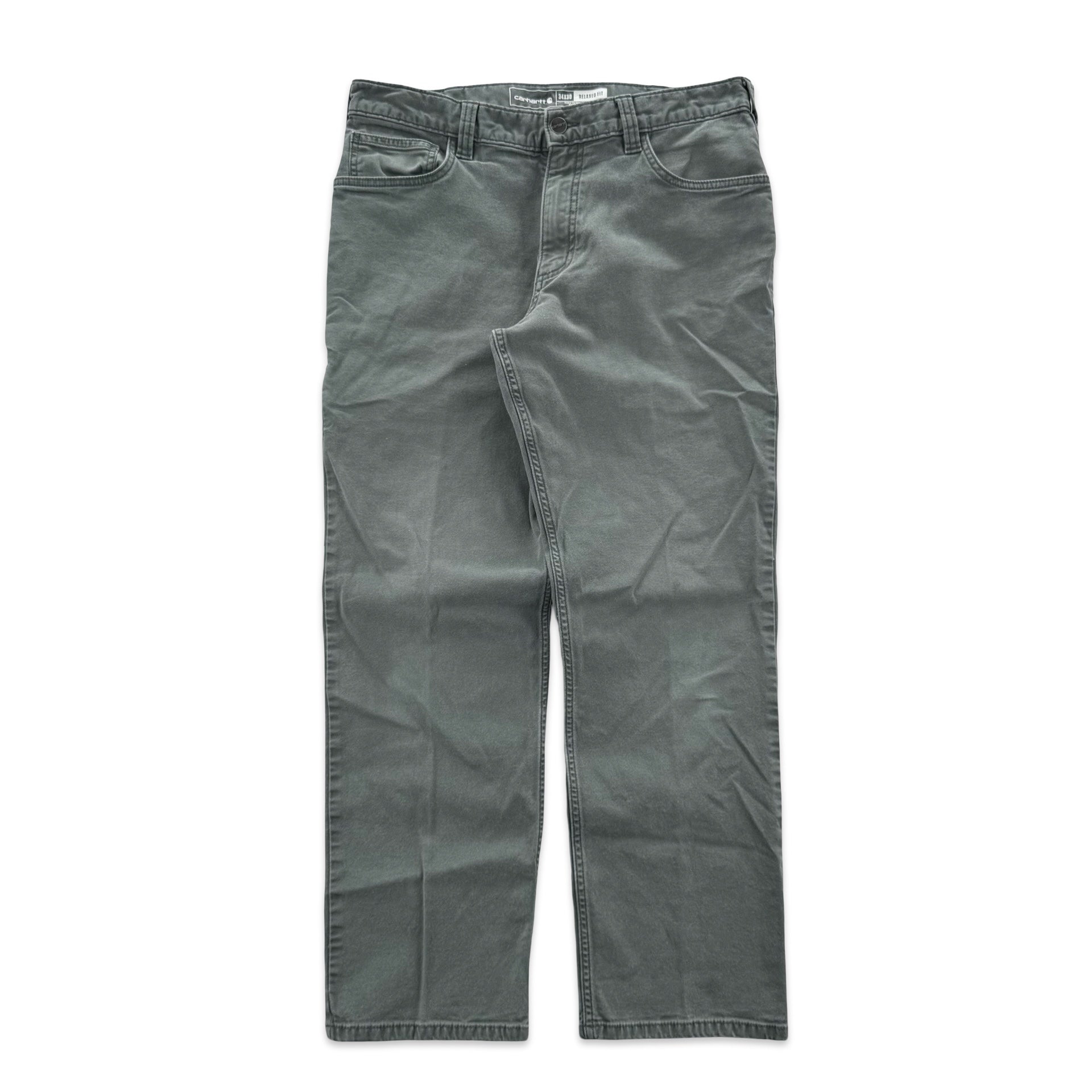 Green Relaxed Fit Carhartt Utility Pants (33x28)