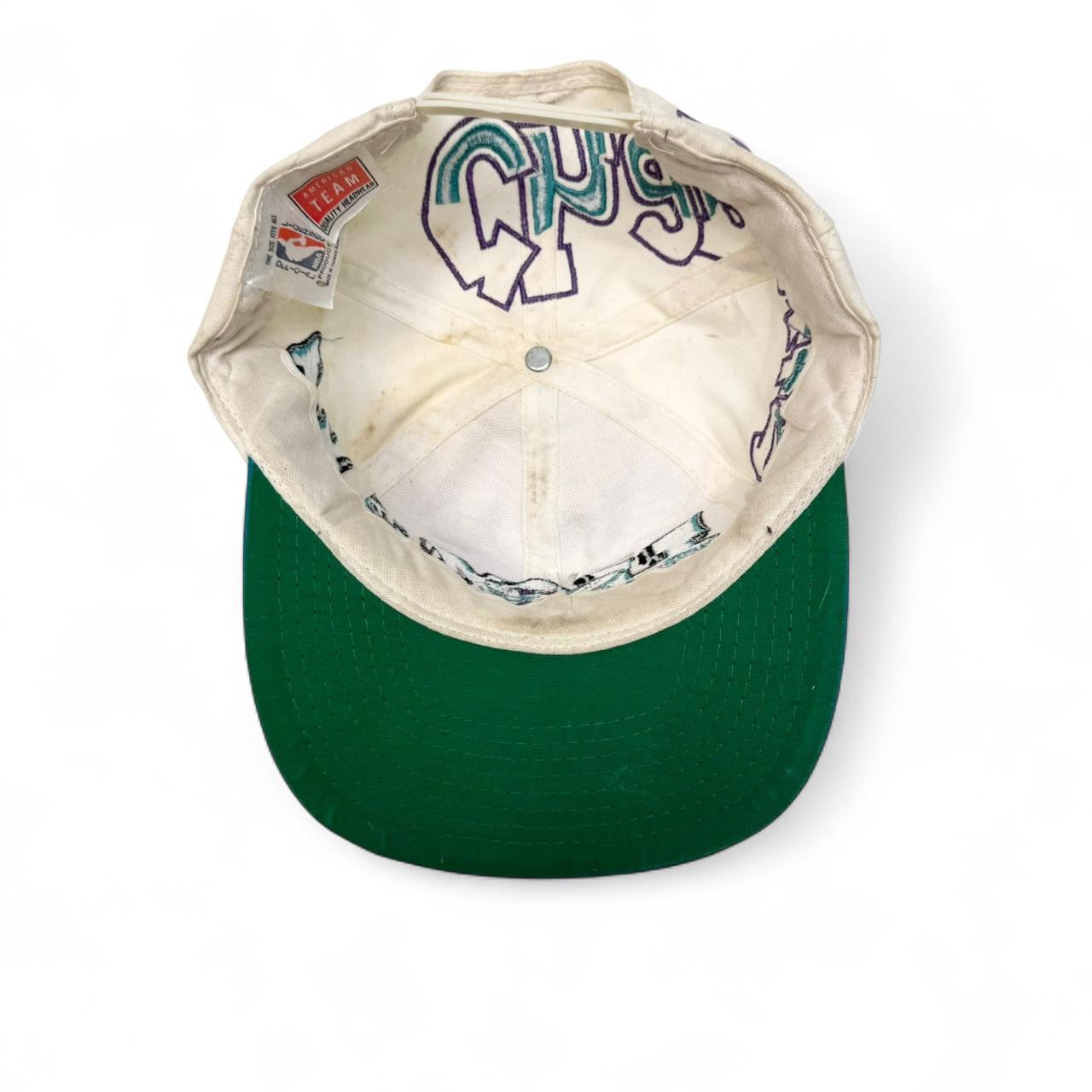 90s Charlotte Hornets Graffiti Drew Pearson Hat