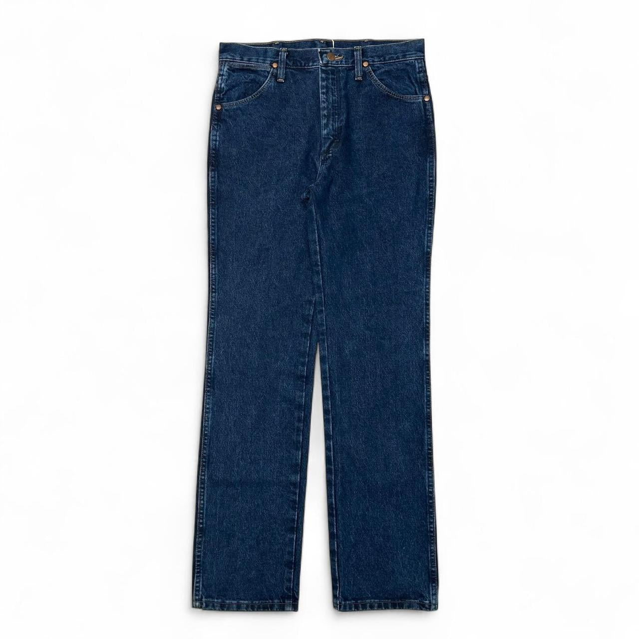 Wrangler Straight Fit Blue Jeans (30x32)