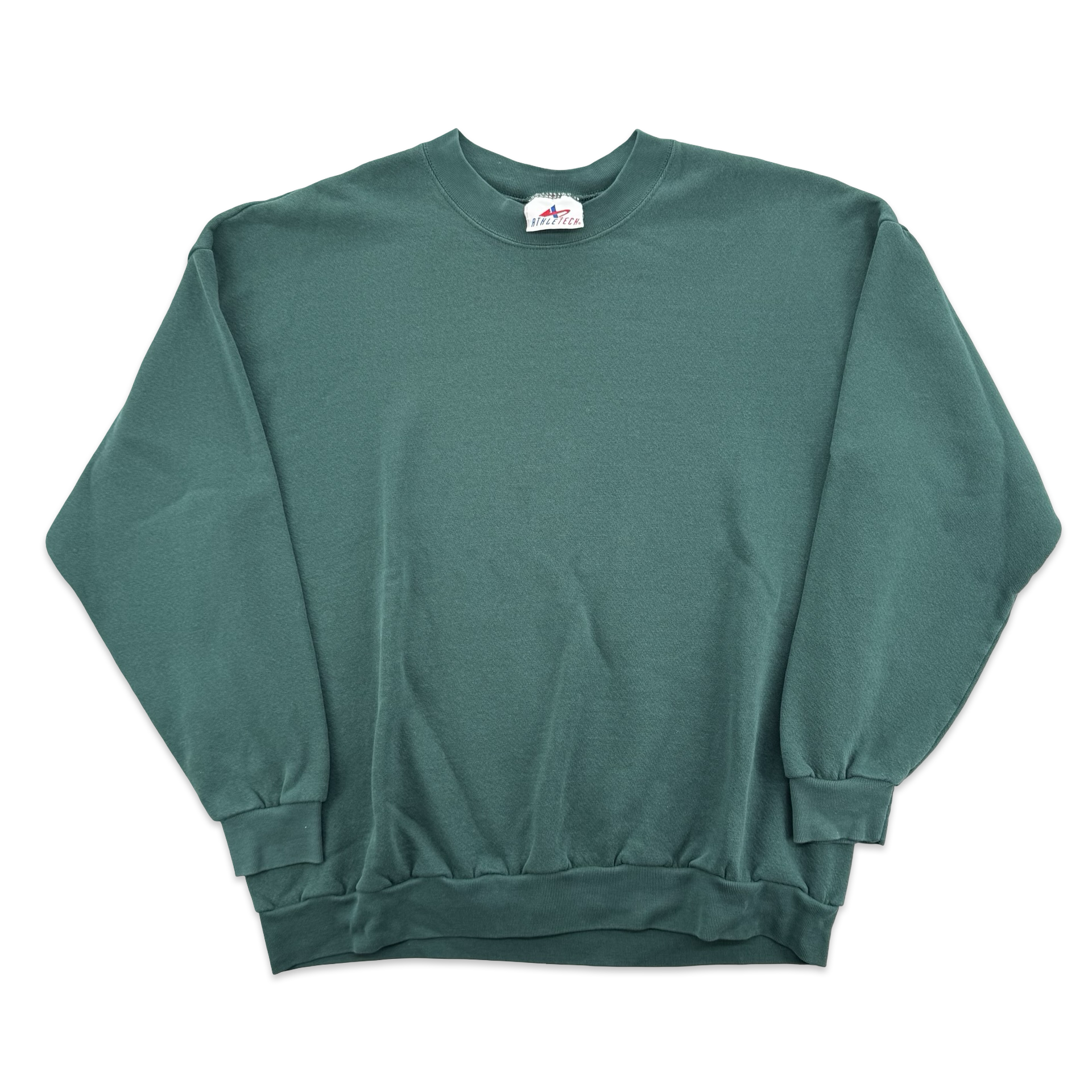 Vintage Forest Green Blank Crewneck