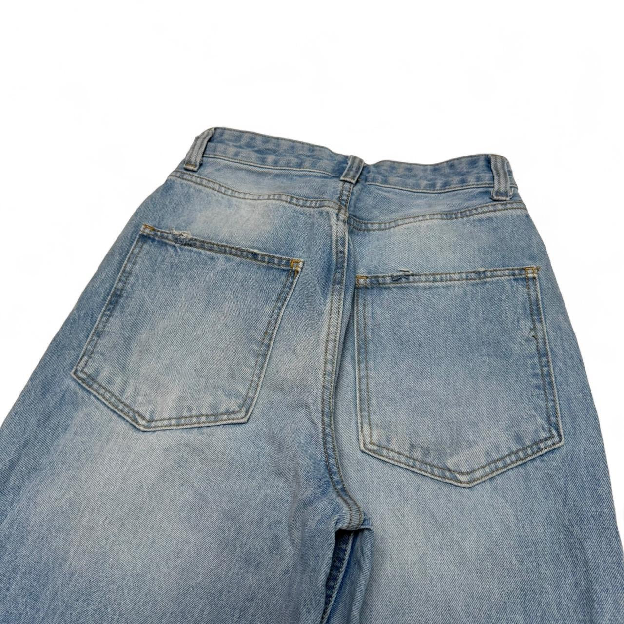 Light Wash Bershka Barrel Jeans (2/26”)