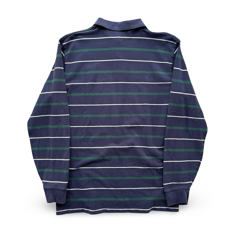 Vintage Striped Ralph Lauren Long Sleeve Polo (XL)