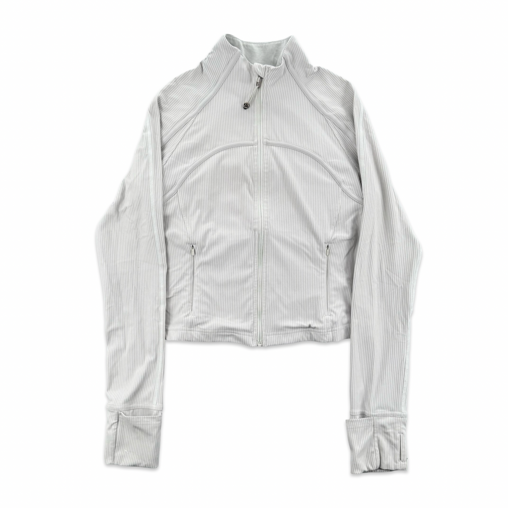 White Lululemon Zip up Jacket (10)