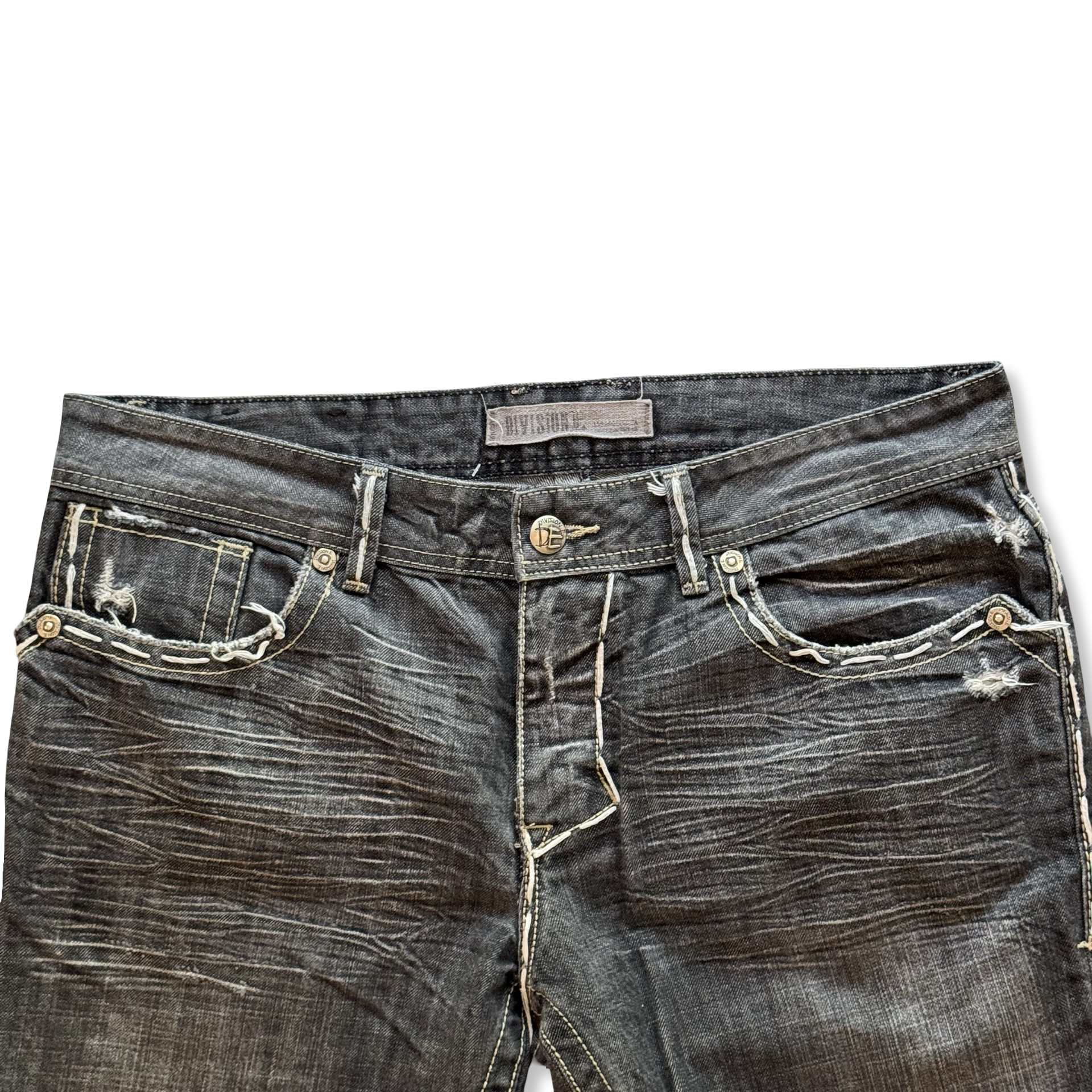 2000s Division E Embroidered Jeans (40x33)