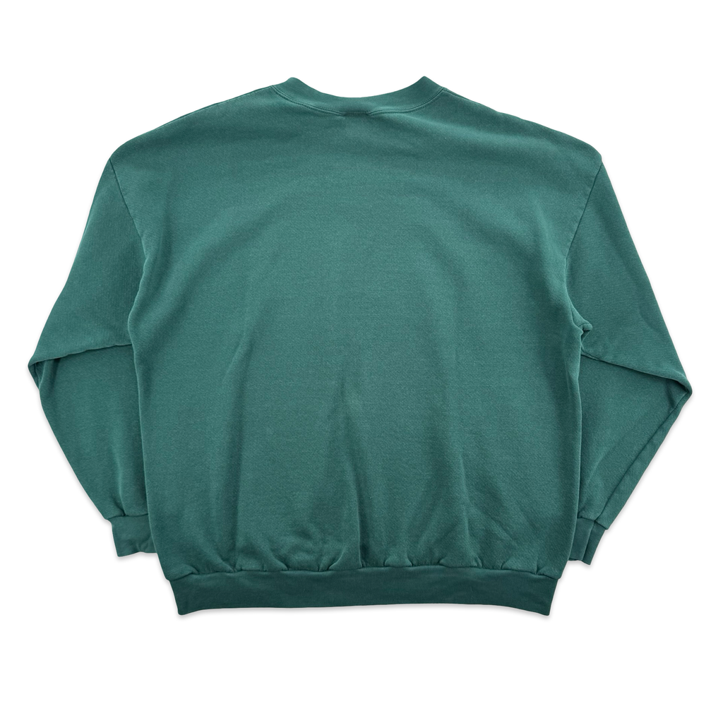 Vintage Forest Green Blank Crewneck