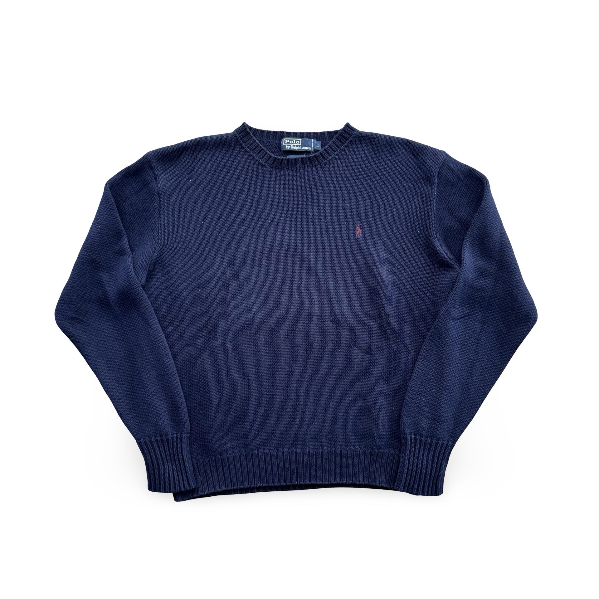 Vintage Navy Ralph Lauren Knit Sweater (L)