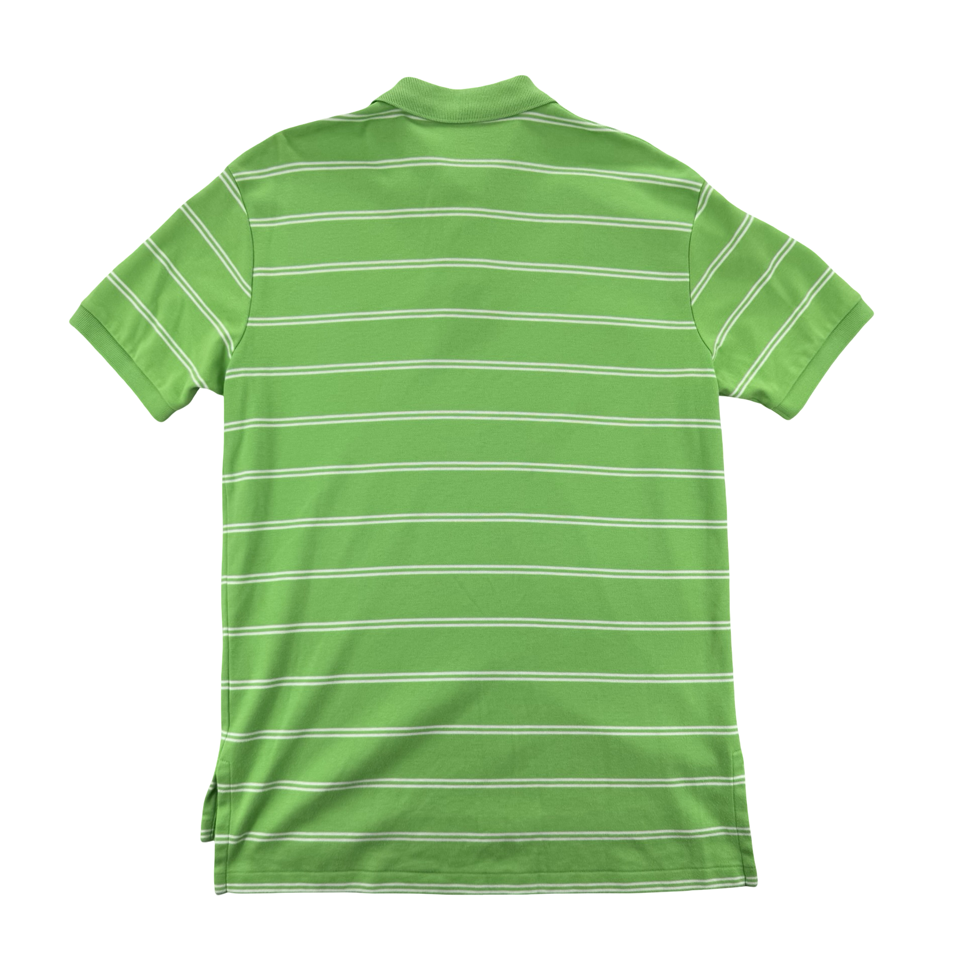 Vintage Polo Ralph Lauren Green Striped Polo (M)