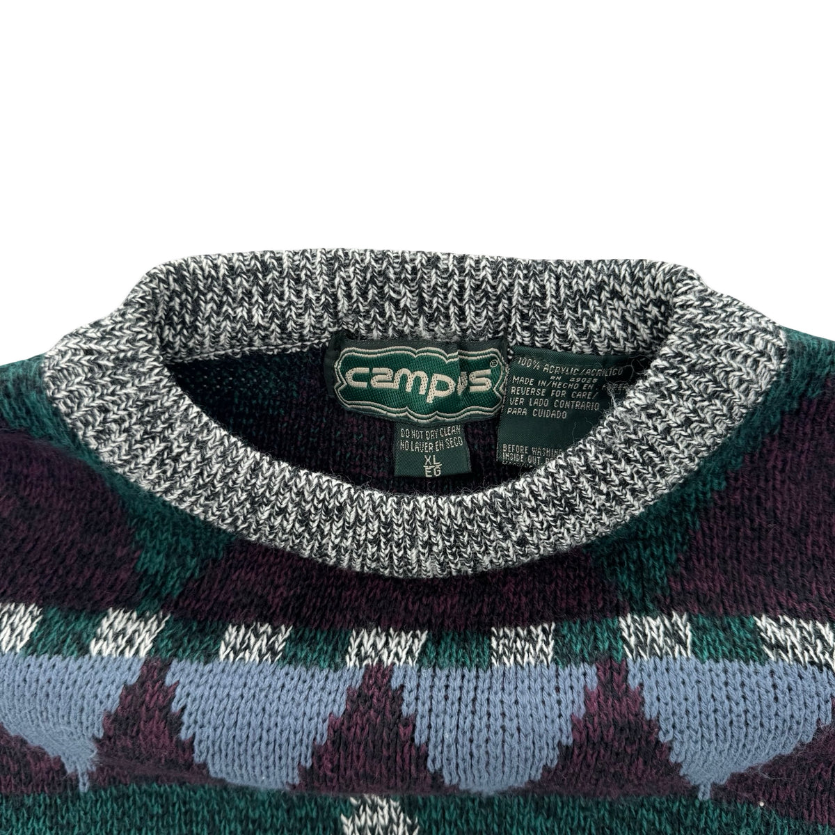 Vintage Campus Knit Sweater (XL)