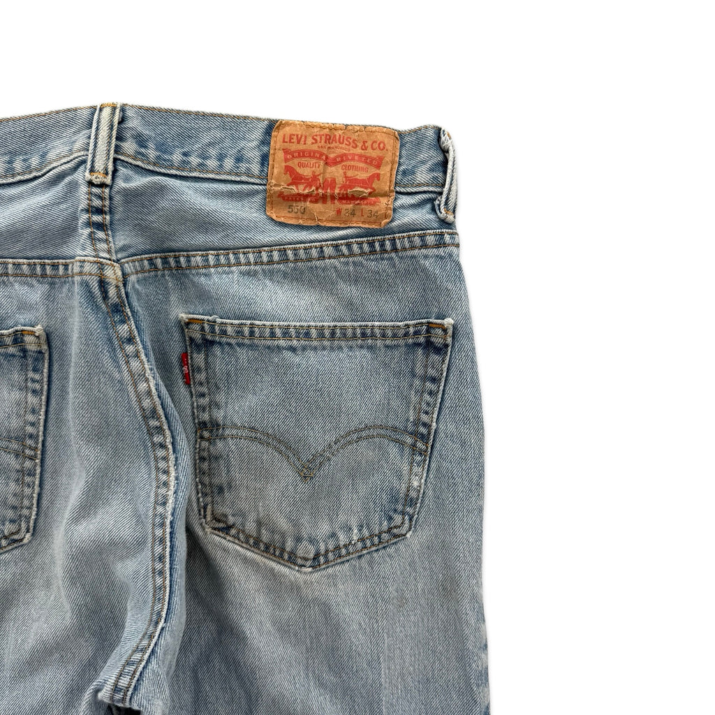 Levis 550 Relaxed Fit Jeans (34x32)