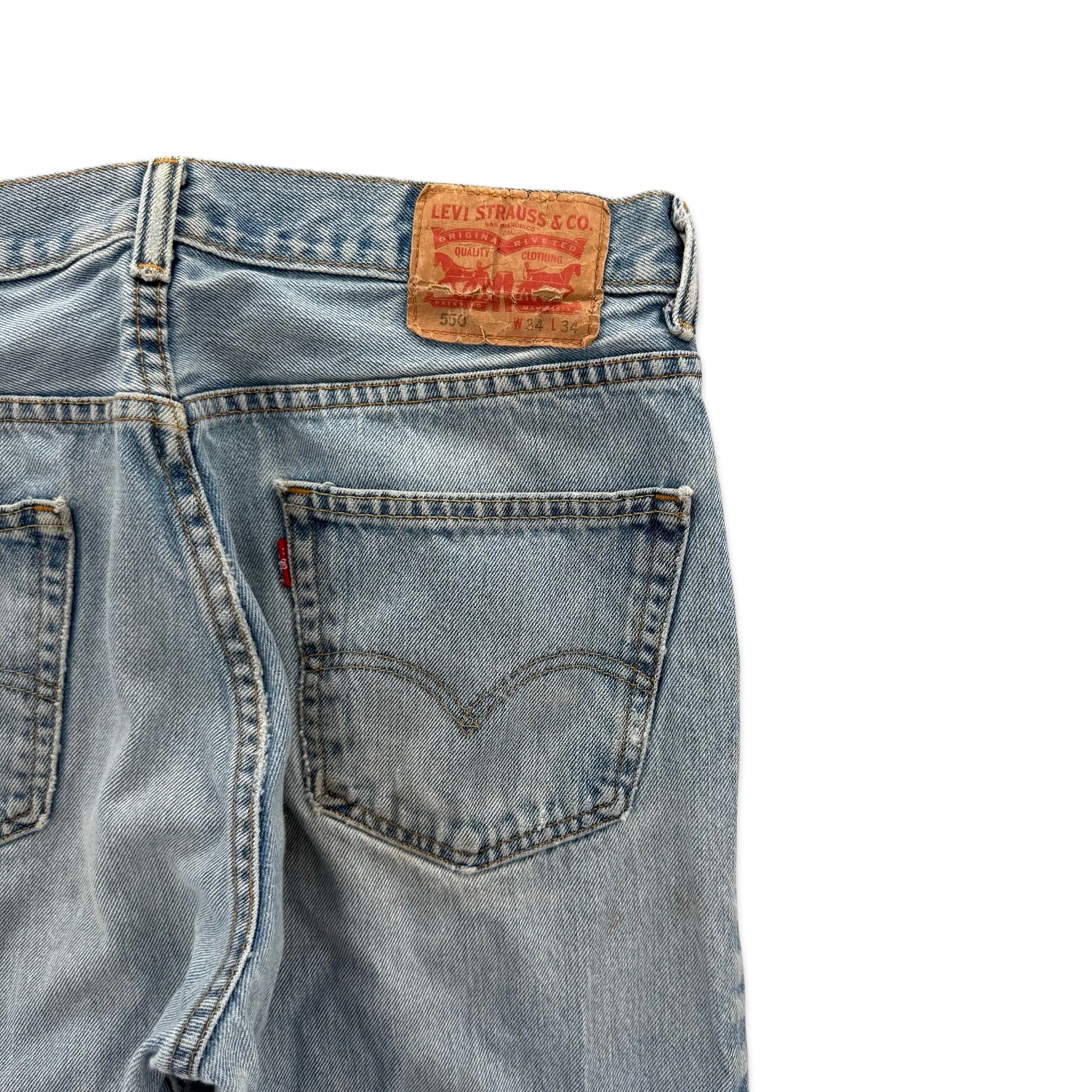Levis 550 Relaxed Fit Jeans (34x32)
