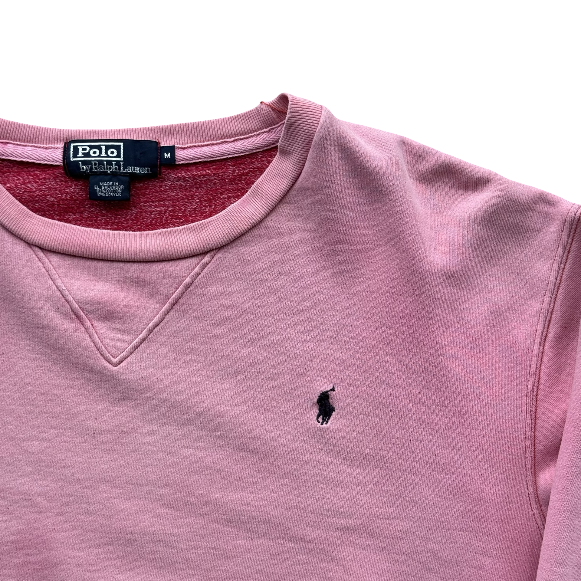 Vintage Pink Ralph Lauren Crewneck (M)