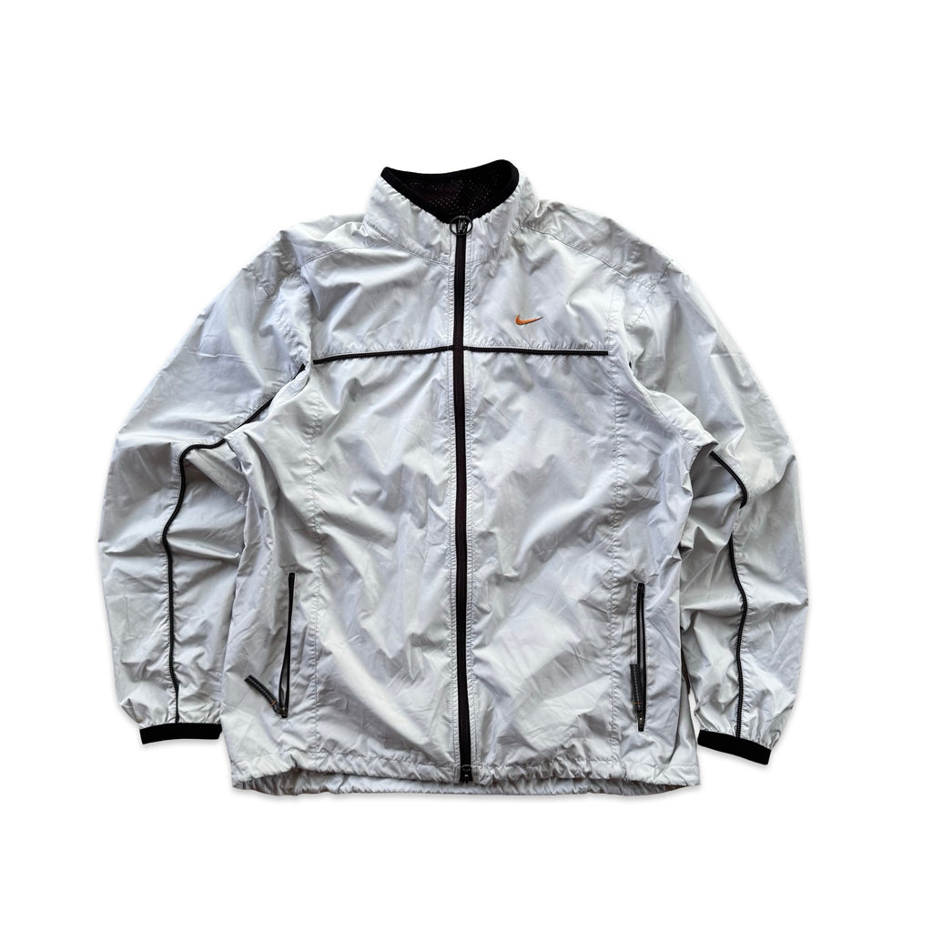 90s Silver Nike Track Jacket (L)