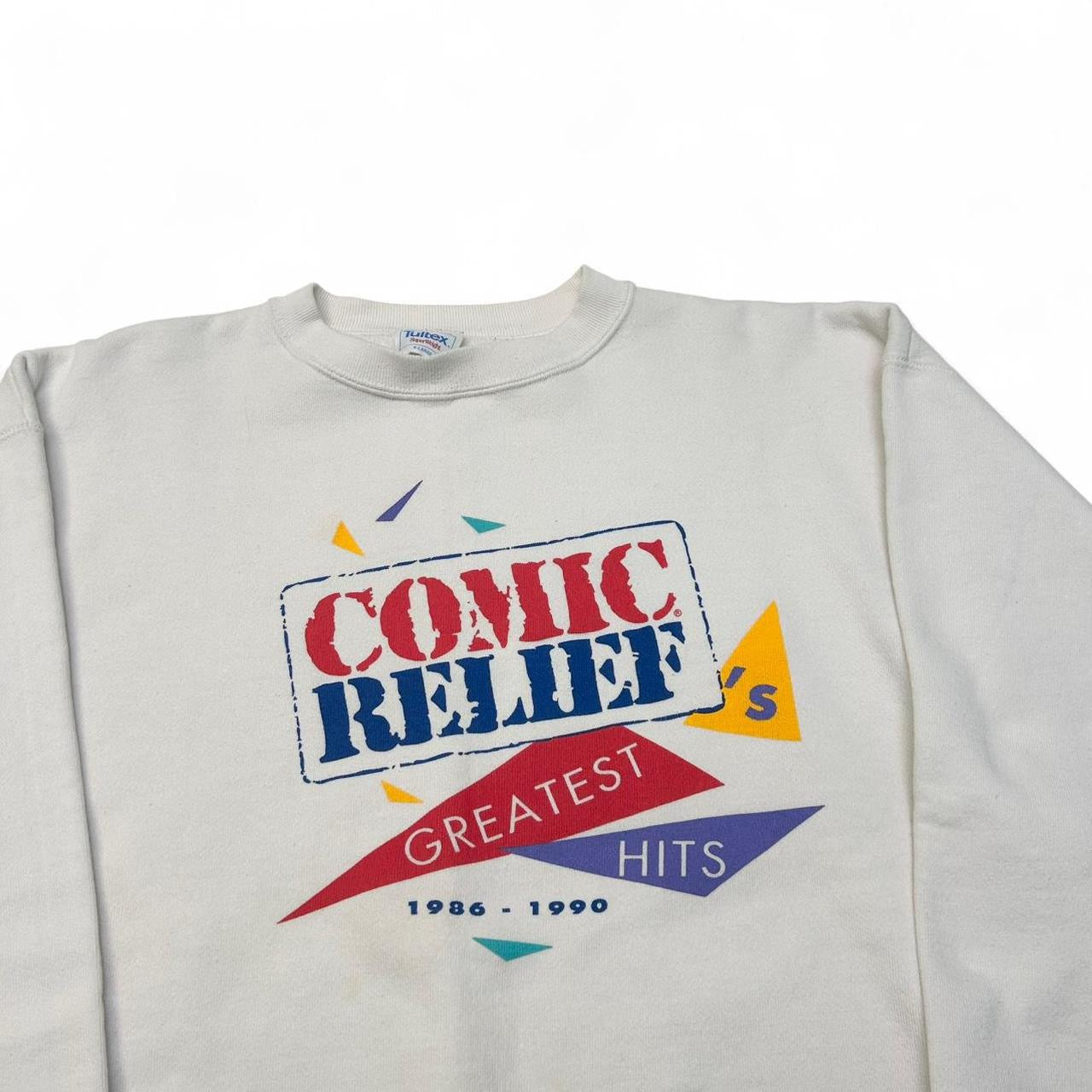 1990 Comic Relief Greatest Hits Crewneck Sweatshirt (XL)