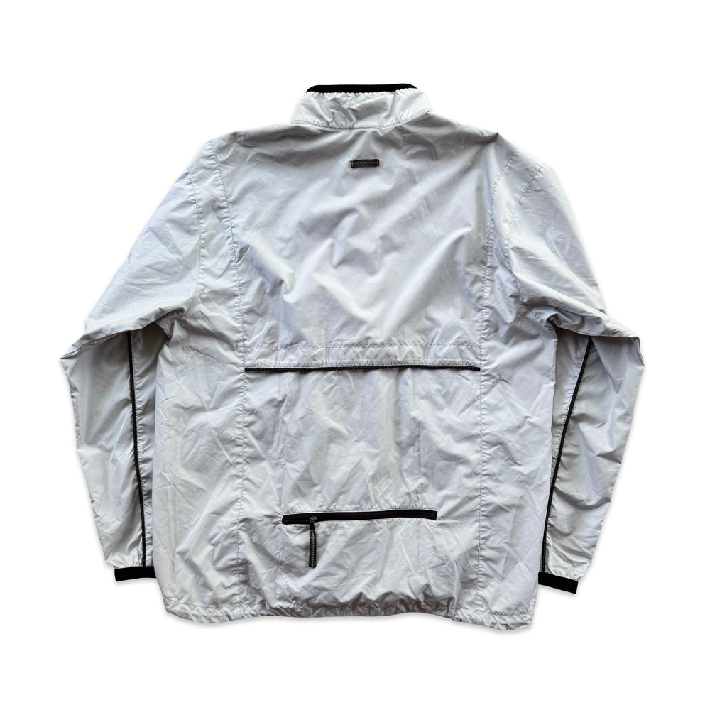 90s Silver Nike Track Jacket (L)